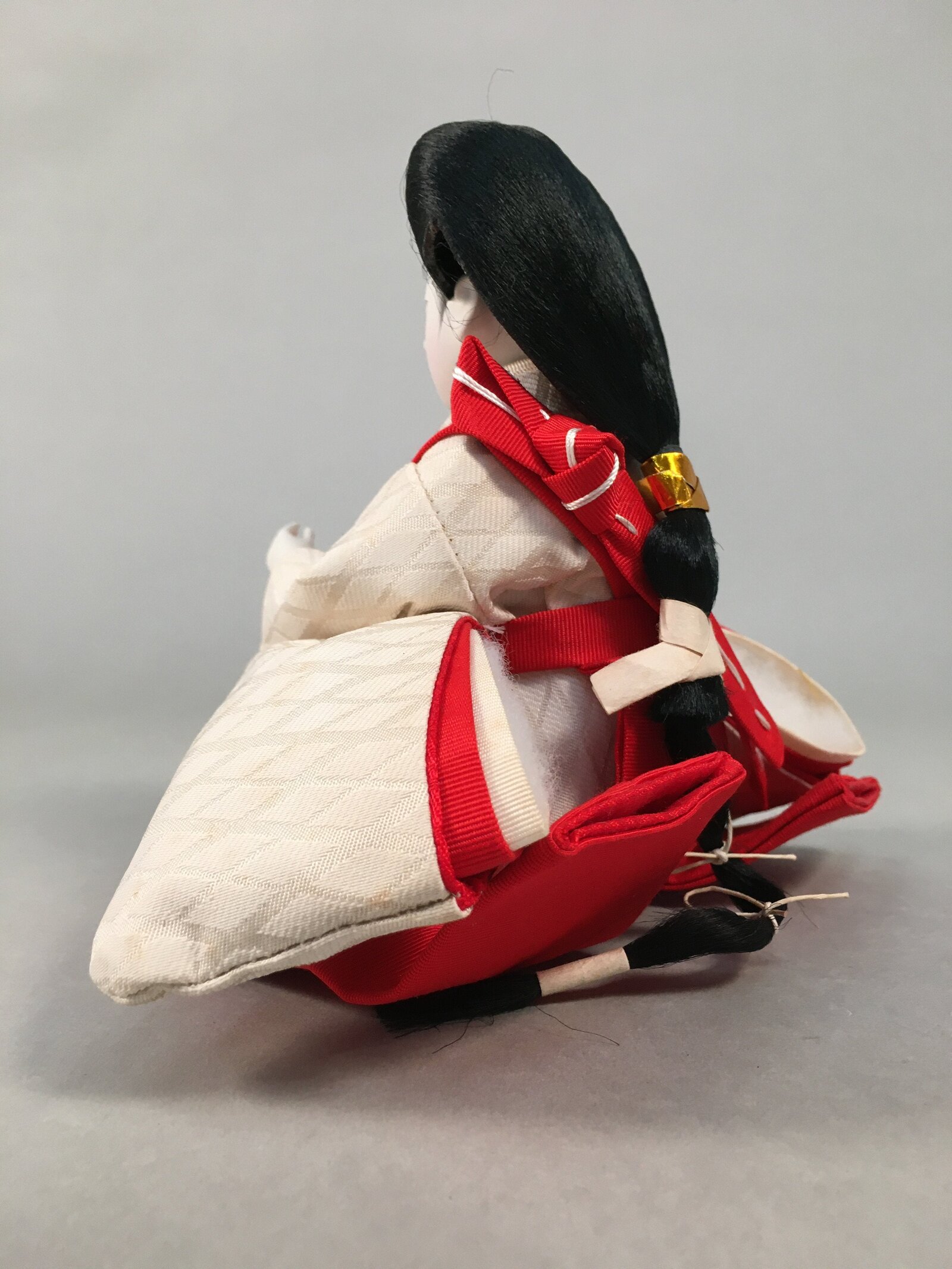 Japanese Hina Doll Court Lady Vtg Girls Day Decor Kimono Woman ID357