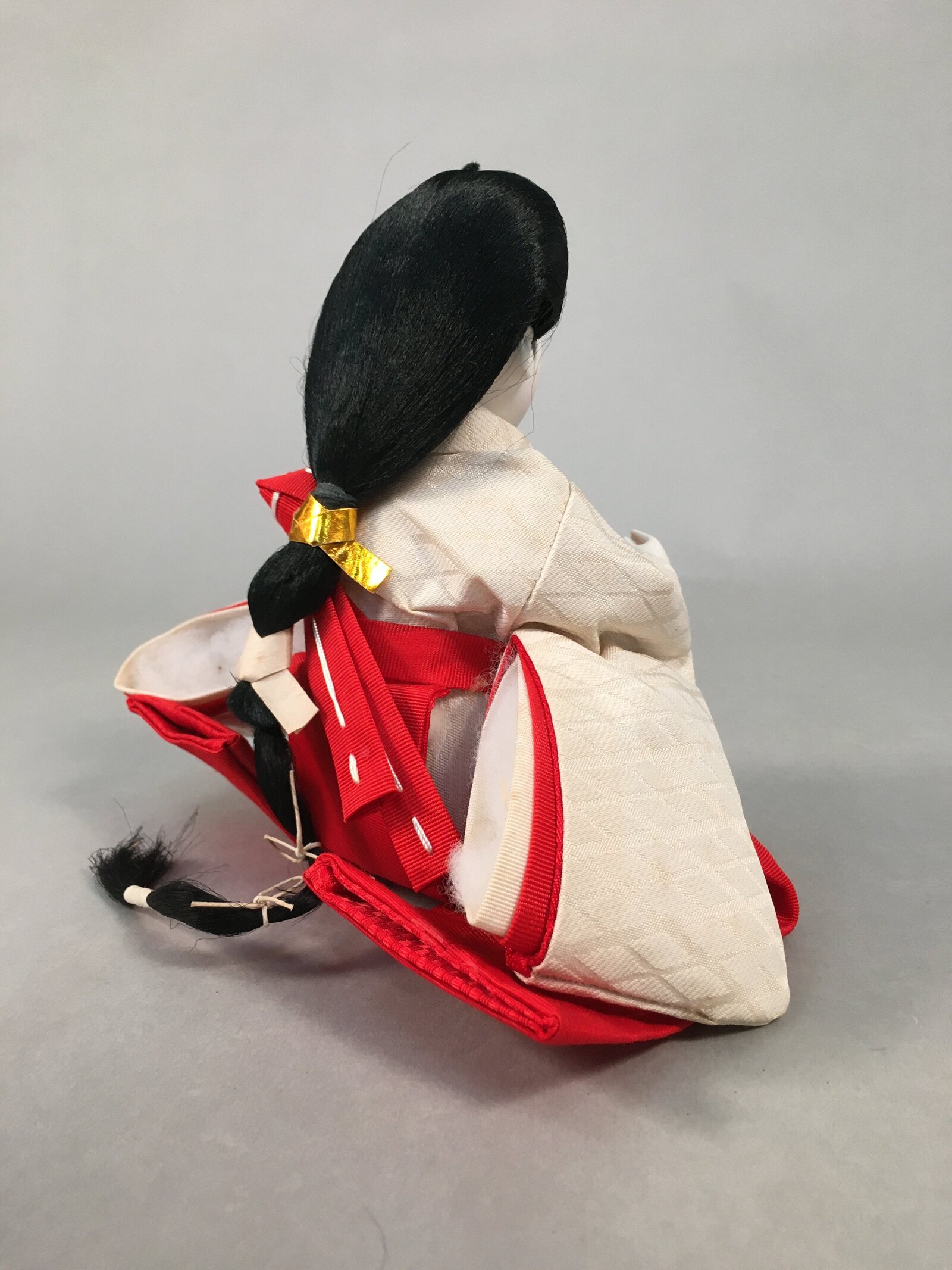 Japanese Hina Doll Court Lady Vtg Girls Day Decor Kimono Woman ID357