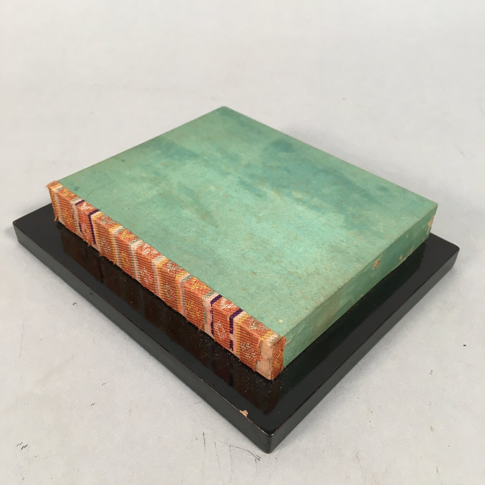 Japanese Hina Doll Furniture Base Throne Vtg Wooden Stand Tatami Imitation ID337