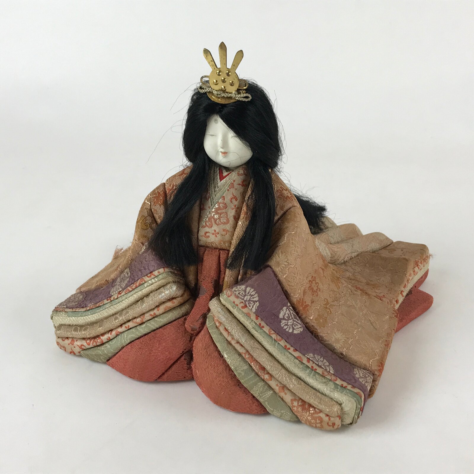 Japanese Hina Doll Girl's Festival Princess Ohinasama Matsuri Silk Pink ID528