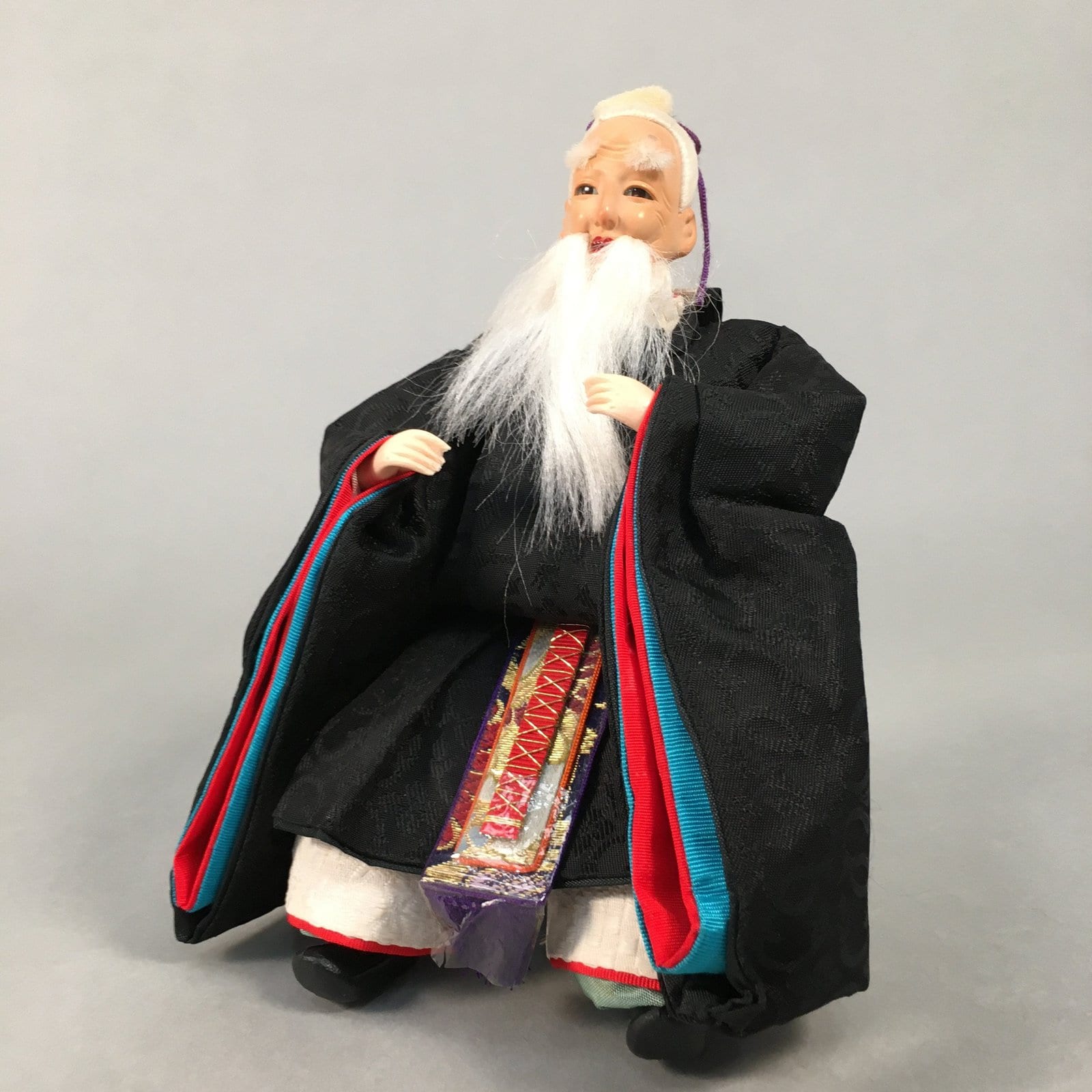 Japanese Hina Doll Guard Samurai Vtg Girls Day Decor Kimono Man ID355