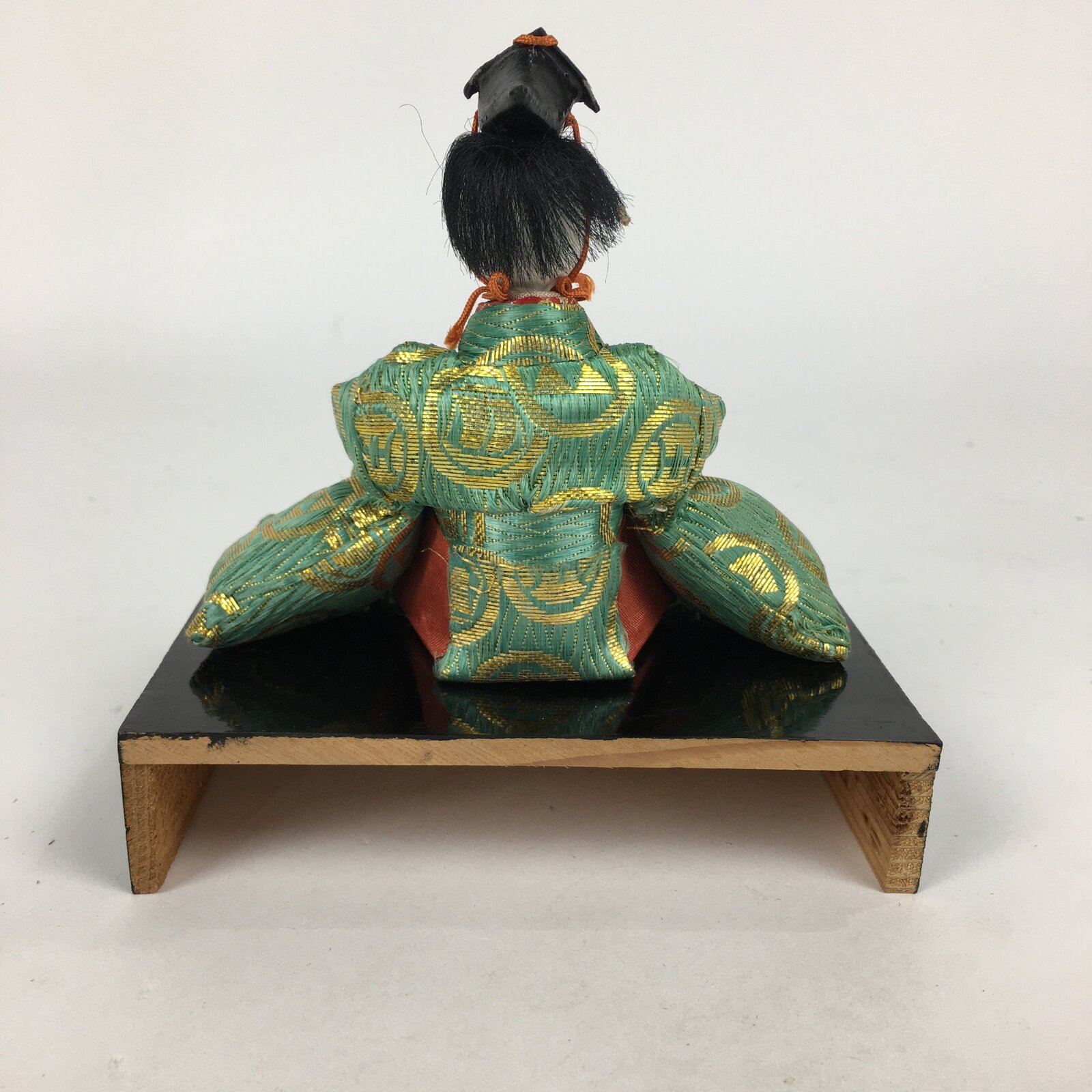 Japanese Hina Doll Kimono Boy Musician Vtg Gonin Bayashi Girls Day ID417