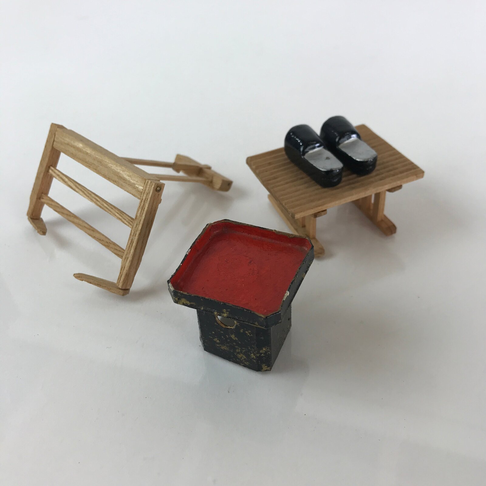 Japanese Hina Doll Ningyo Accessories Vtg Miniature Hina Doll Decoration ID460