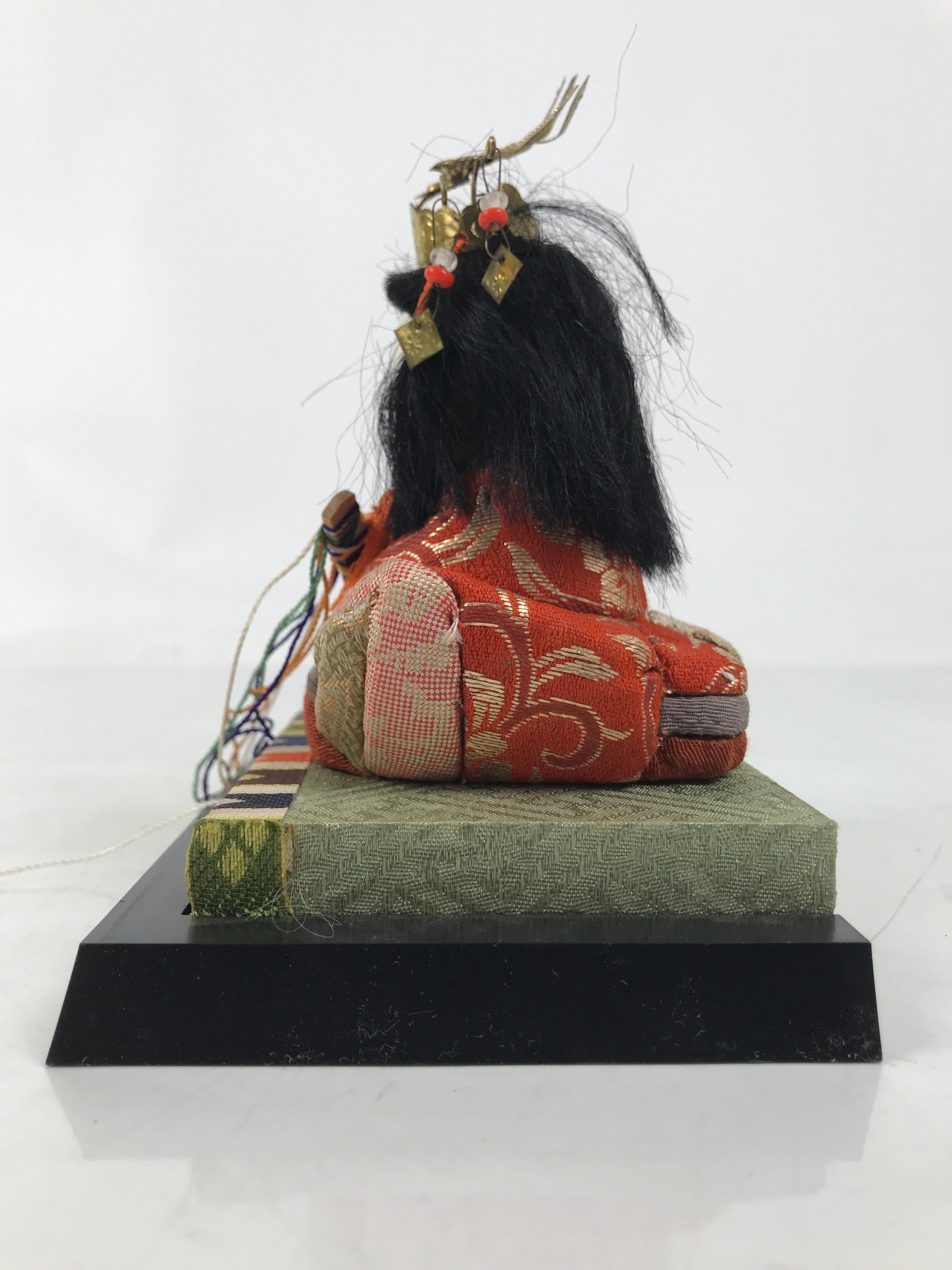 Japanese Hina Doll Ningyo Princess Vtg Girl's Day Ohinasama Silk Kimekomi ID628