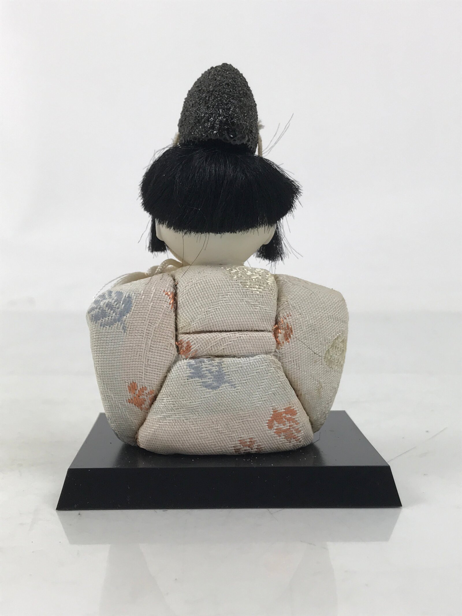 Japanese Hina Doll Ningyo Shichou Man Servant Vtg Girls Day Silk Kimekomi ID636