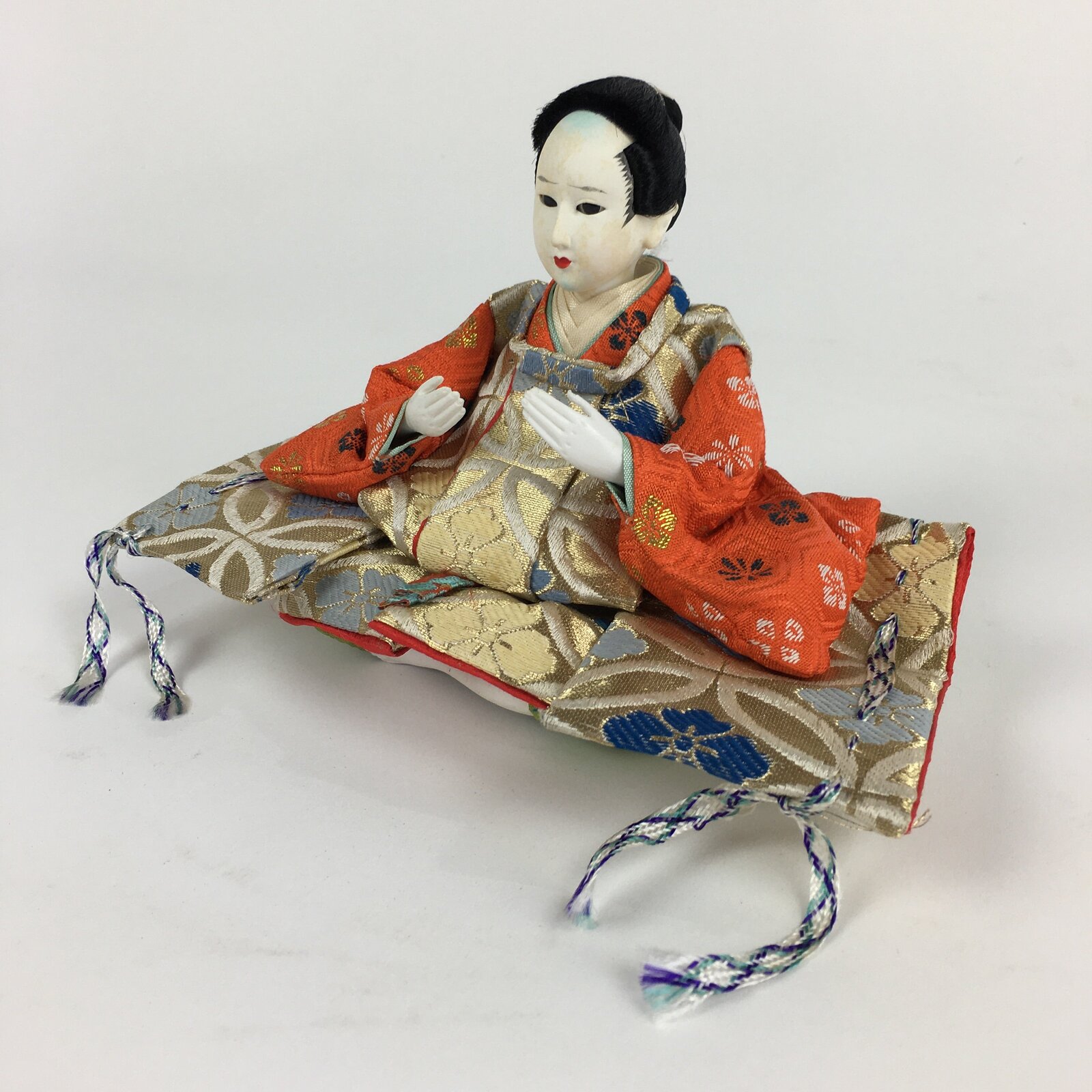 Japanese Hina Doll Servant Vtg Expressive Crying Face Girls Day Decor ID440