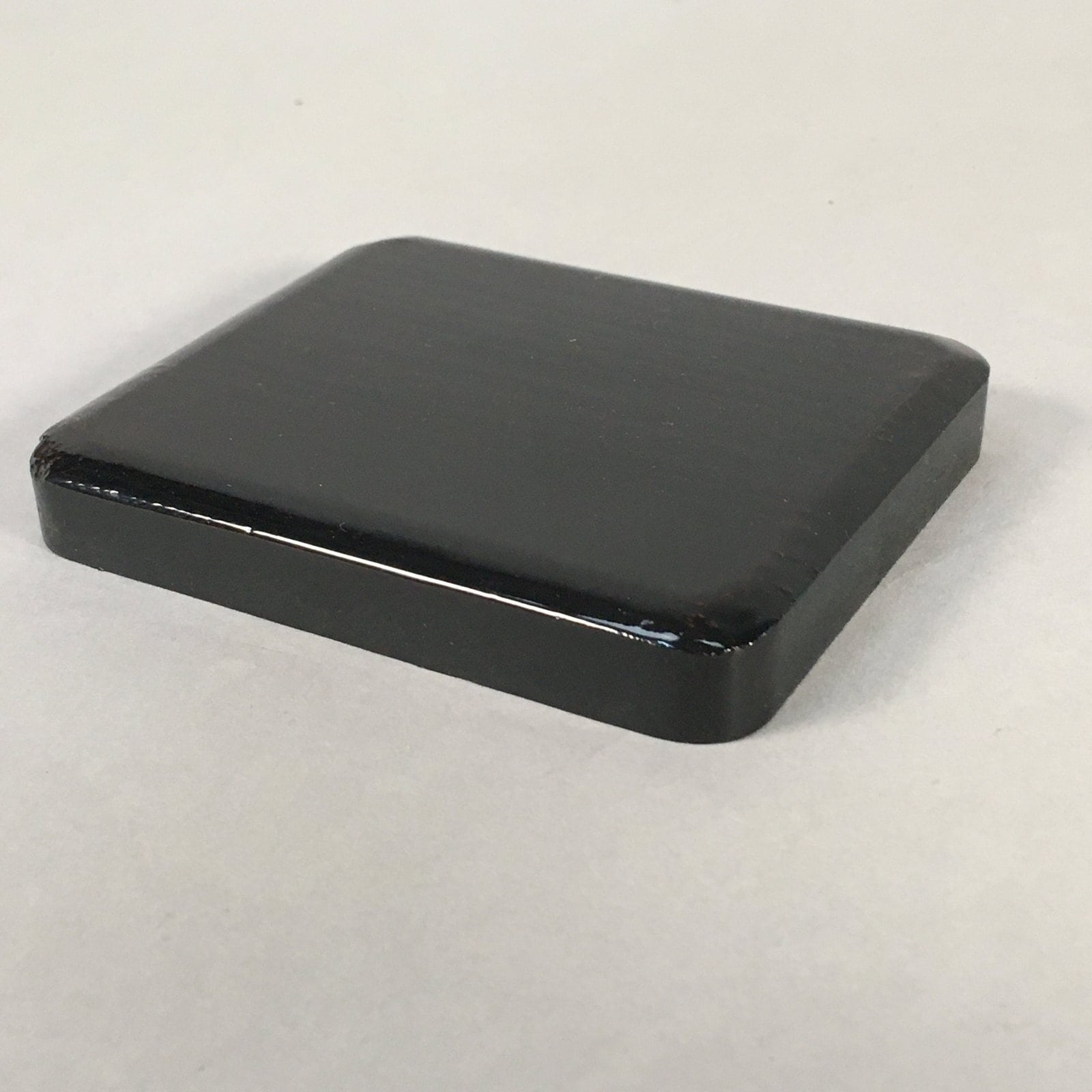 Japanese Hina Doll Stand Furniture Base Throne Vtg Wood Black Rectangle ID334