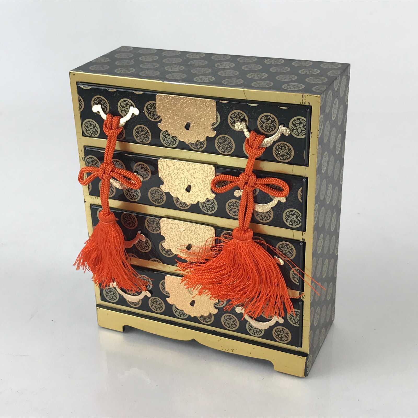 Japanese Hina Doll Tansu Chest Of Drawers Vtg Hinamatsuri Girls Day Decoration I