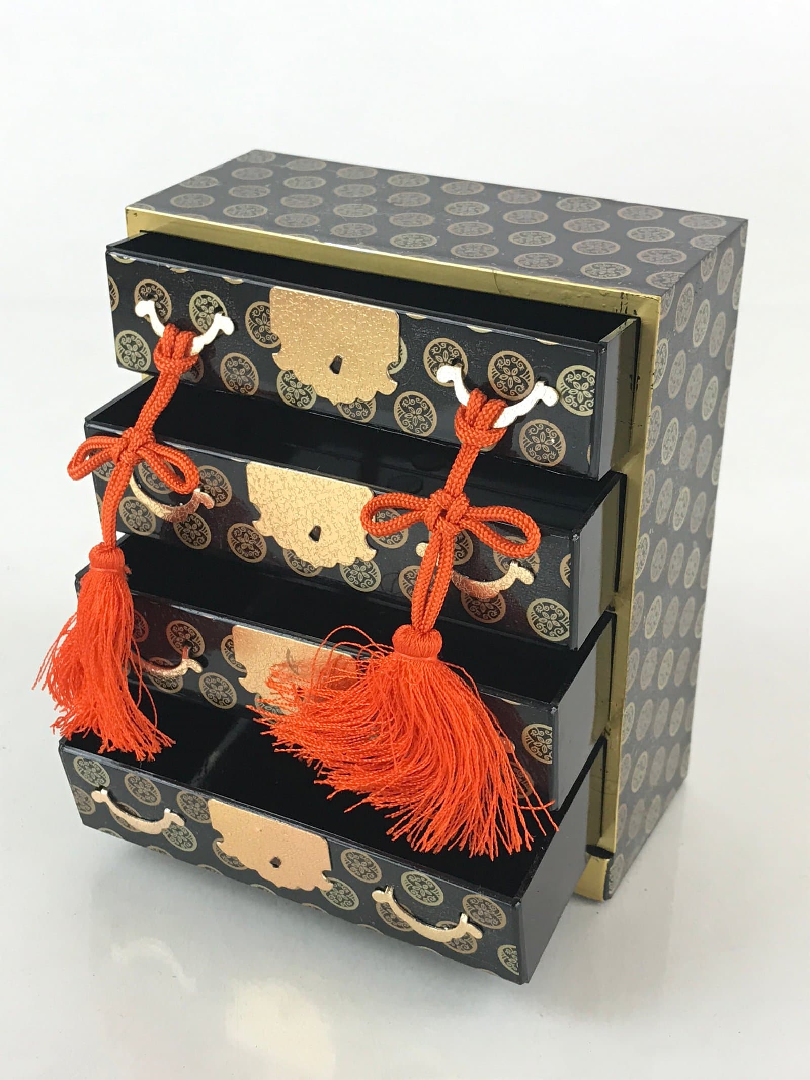 Japanese Hina Doll Tansu Chest Of Drawers Vtg Hinamatsuri Girls Day Decoration I