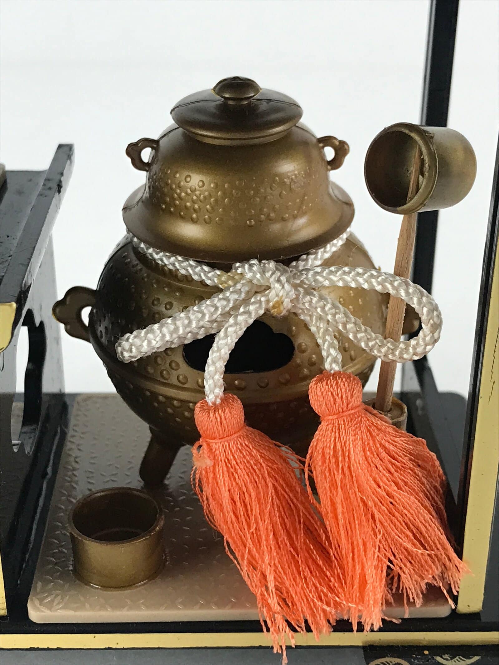 Japanese Hina Doll Tea Ceremony Set Vtg Hinamatsuri Girls Day Decoration Black I