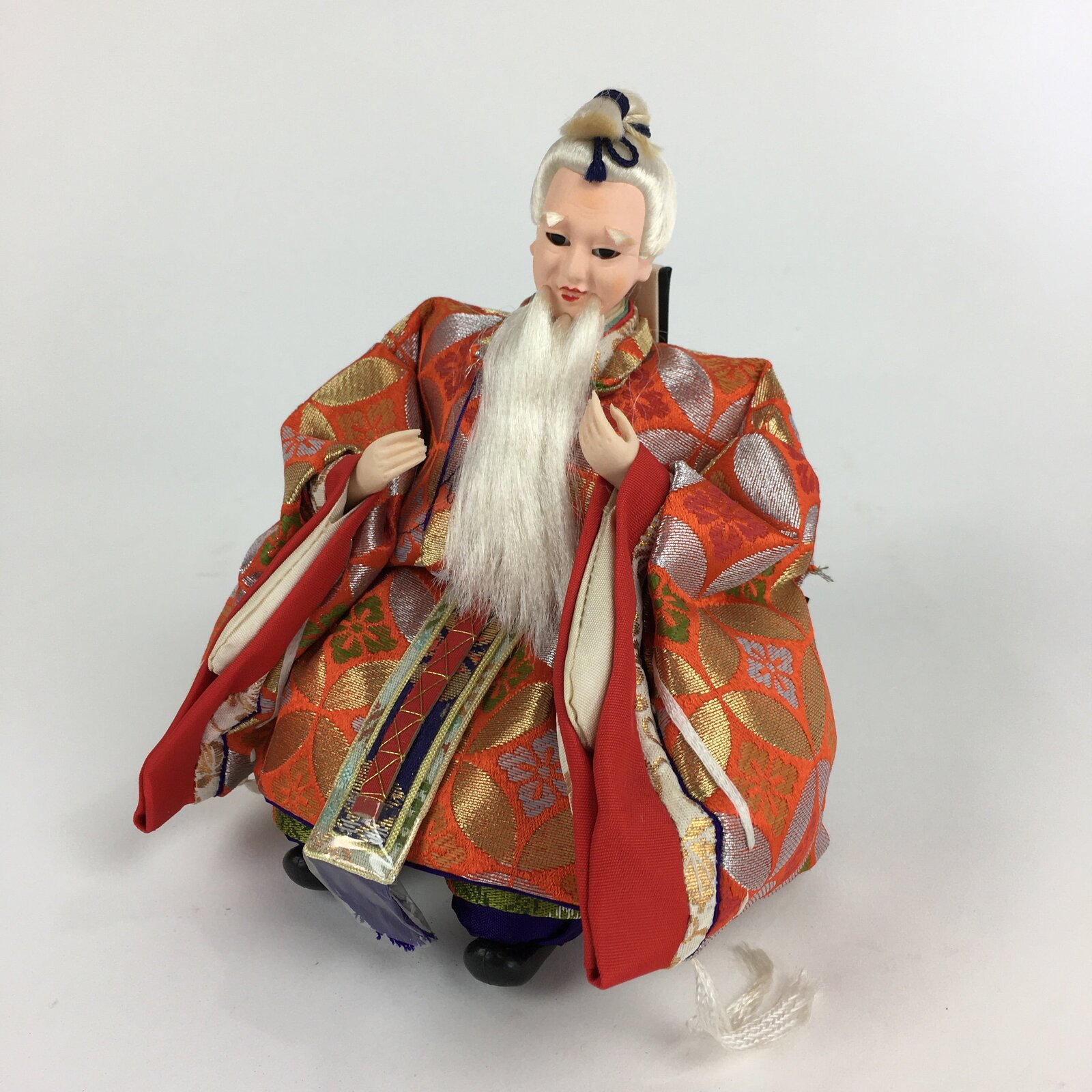 Japanese Hina Doll Vtg Sadaijin Minister Girls Festival Kimono Man ID451