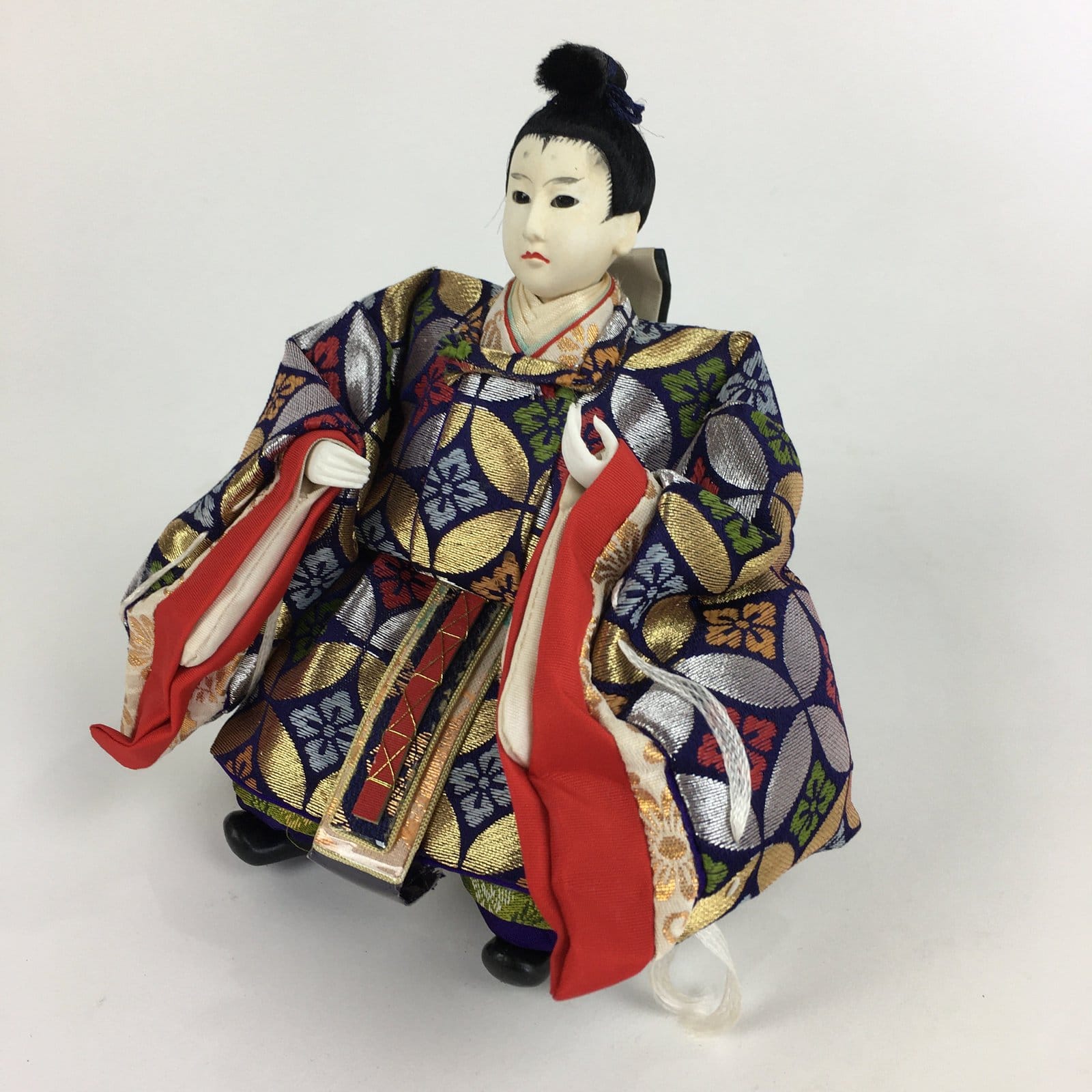 Japanese Hina Doll Vtg Udaijin Minister Girls Festival Kimono Man ID450