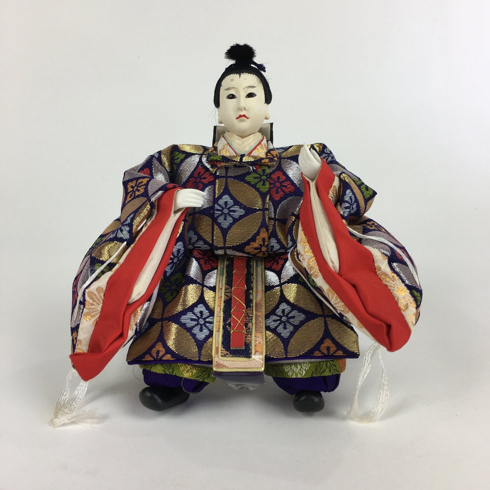 Japanese Hina Doll Vtg Udaijin Minister Girls Festival Kimono Man ID450