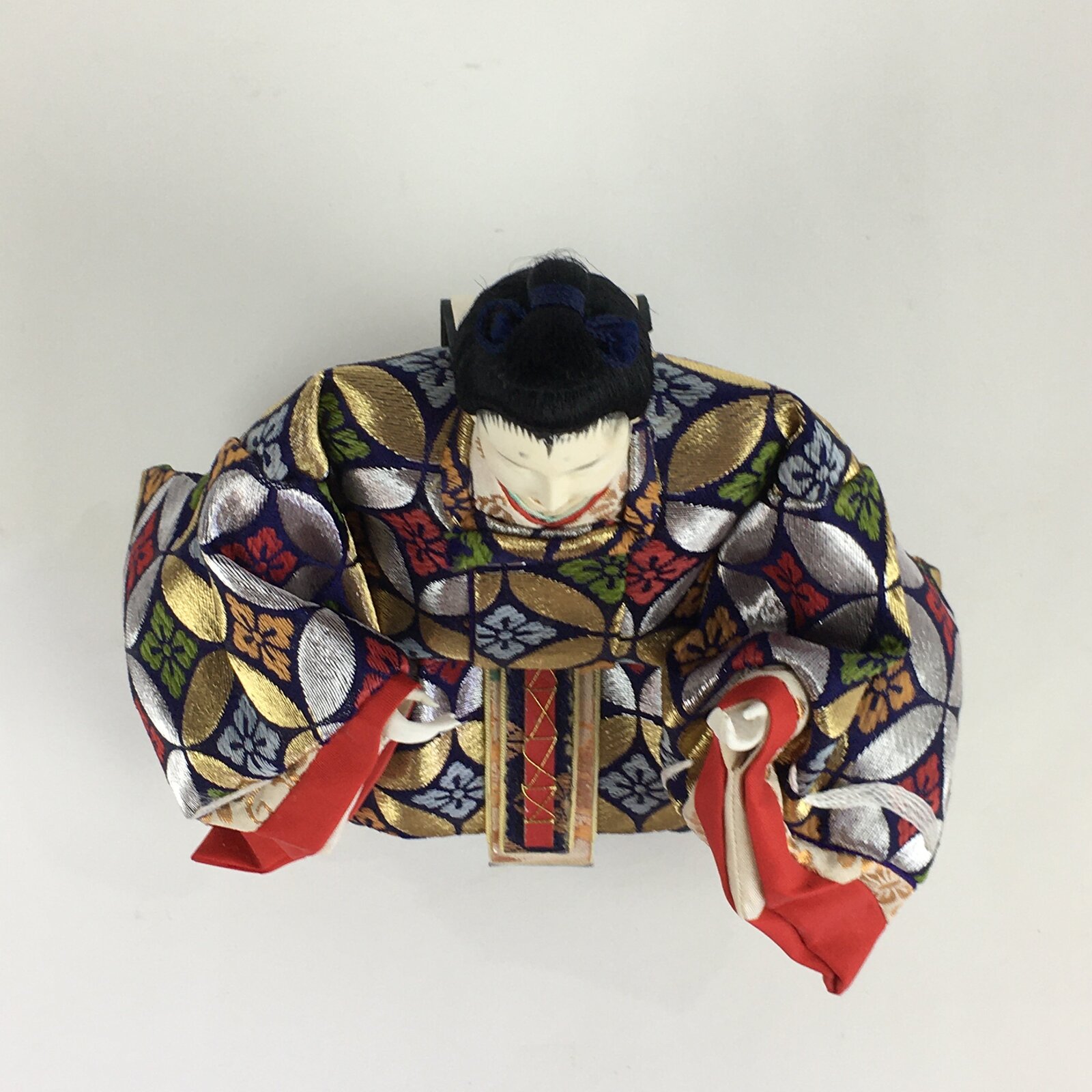 Japanese Hina Doll Vtg Udaijin Minister Girls Festival Kimono Man ID450