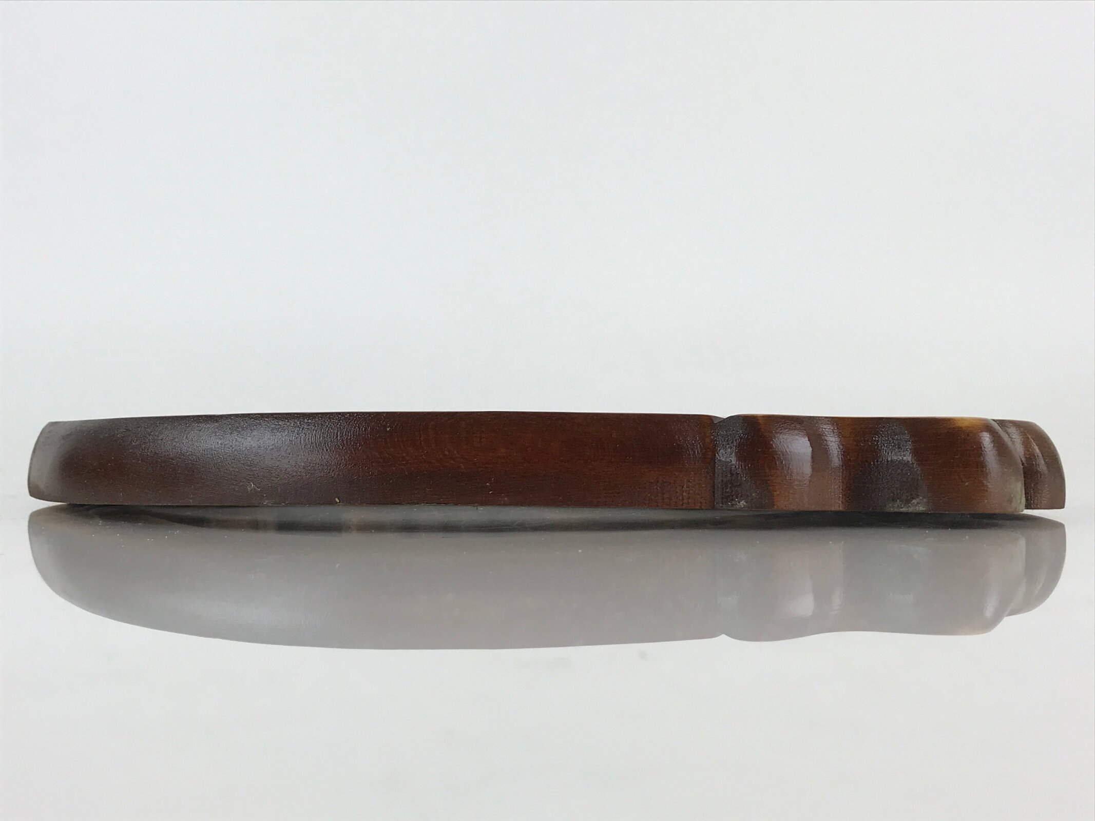 Japanese Hokkaido Ainu Wood Carved Wall DecorationVtg Nurimono Brown AB99