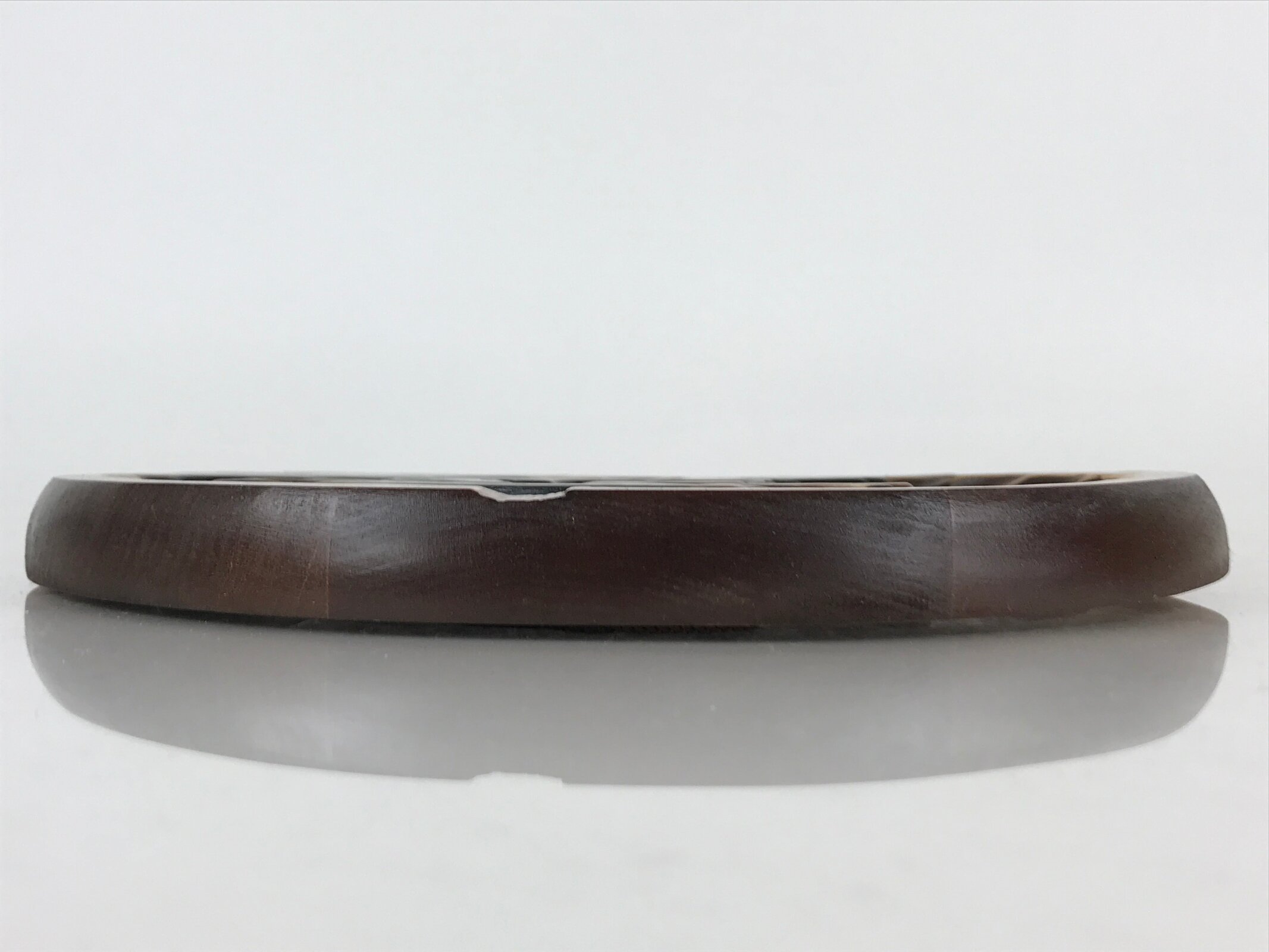 Japanese Hokkaido Ainu Wood Carved Wall DecorationVtg Nurimono Brown AB99