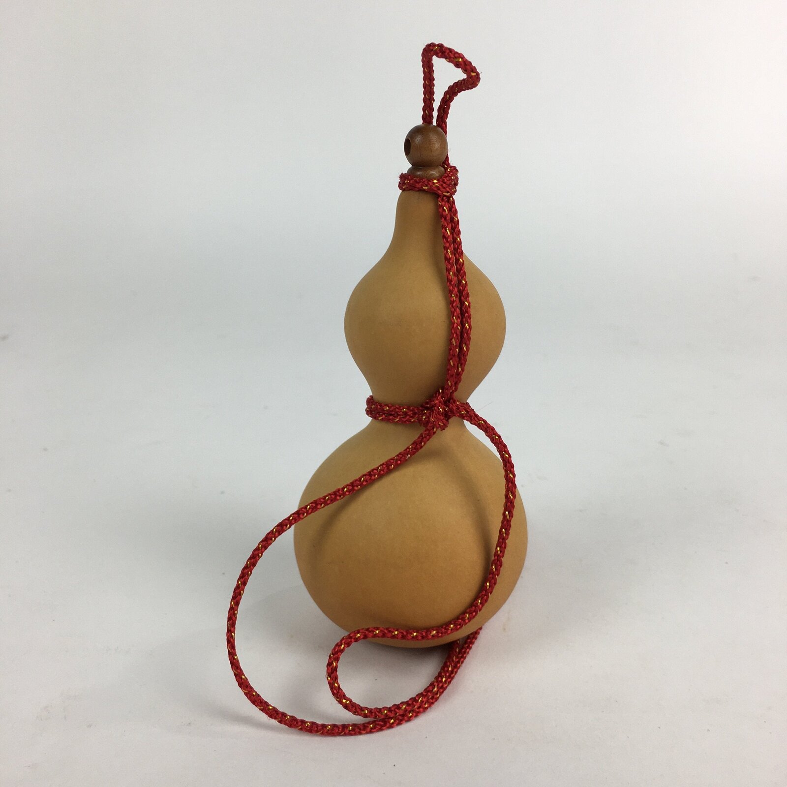 Japanese Hyotan Natural Gourd Sake Bottle Brown Lucky Charm Calabash G234