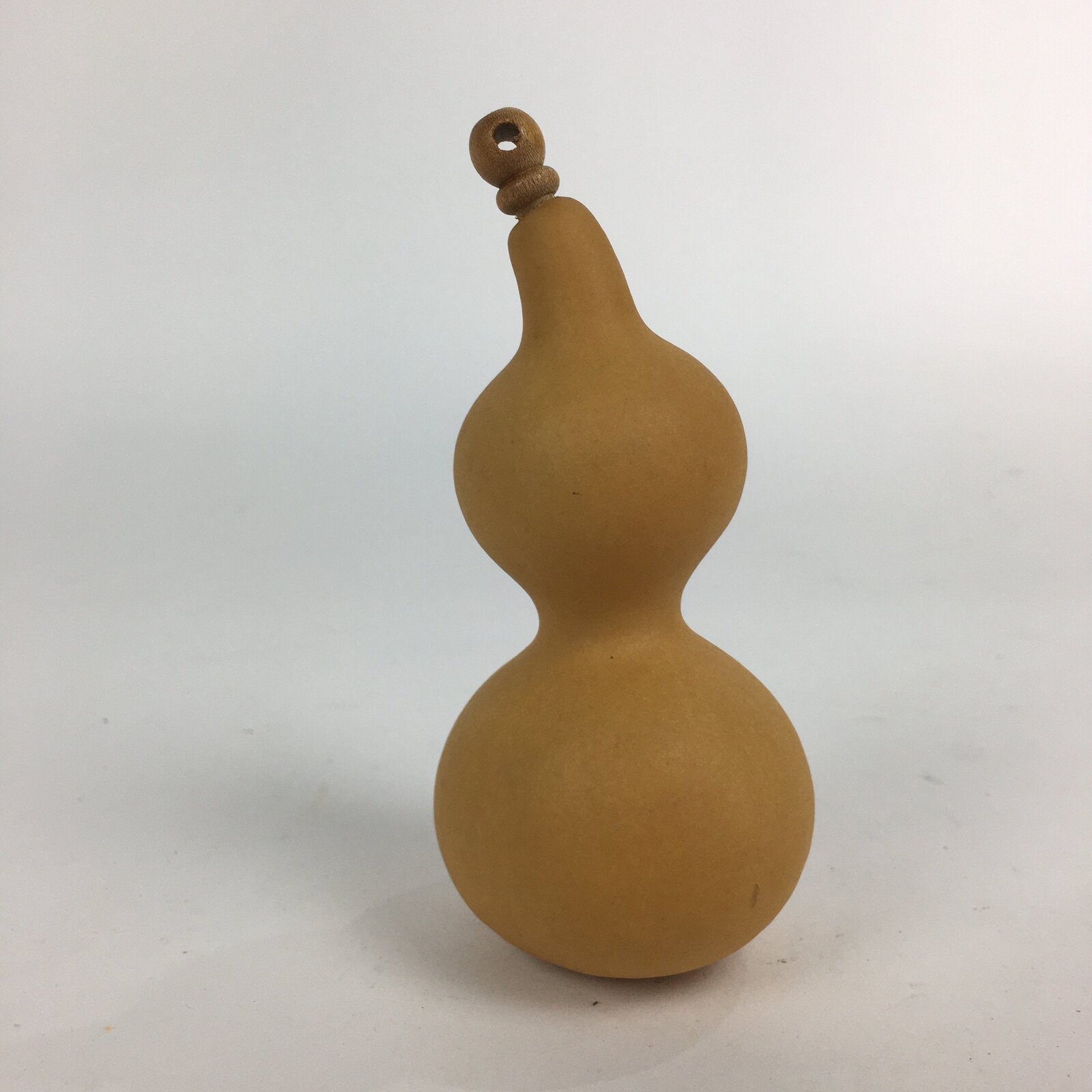 Japanese Hyotan Natural Gourd Sake Bottle Brown Lucky Charm Calabash G239