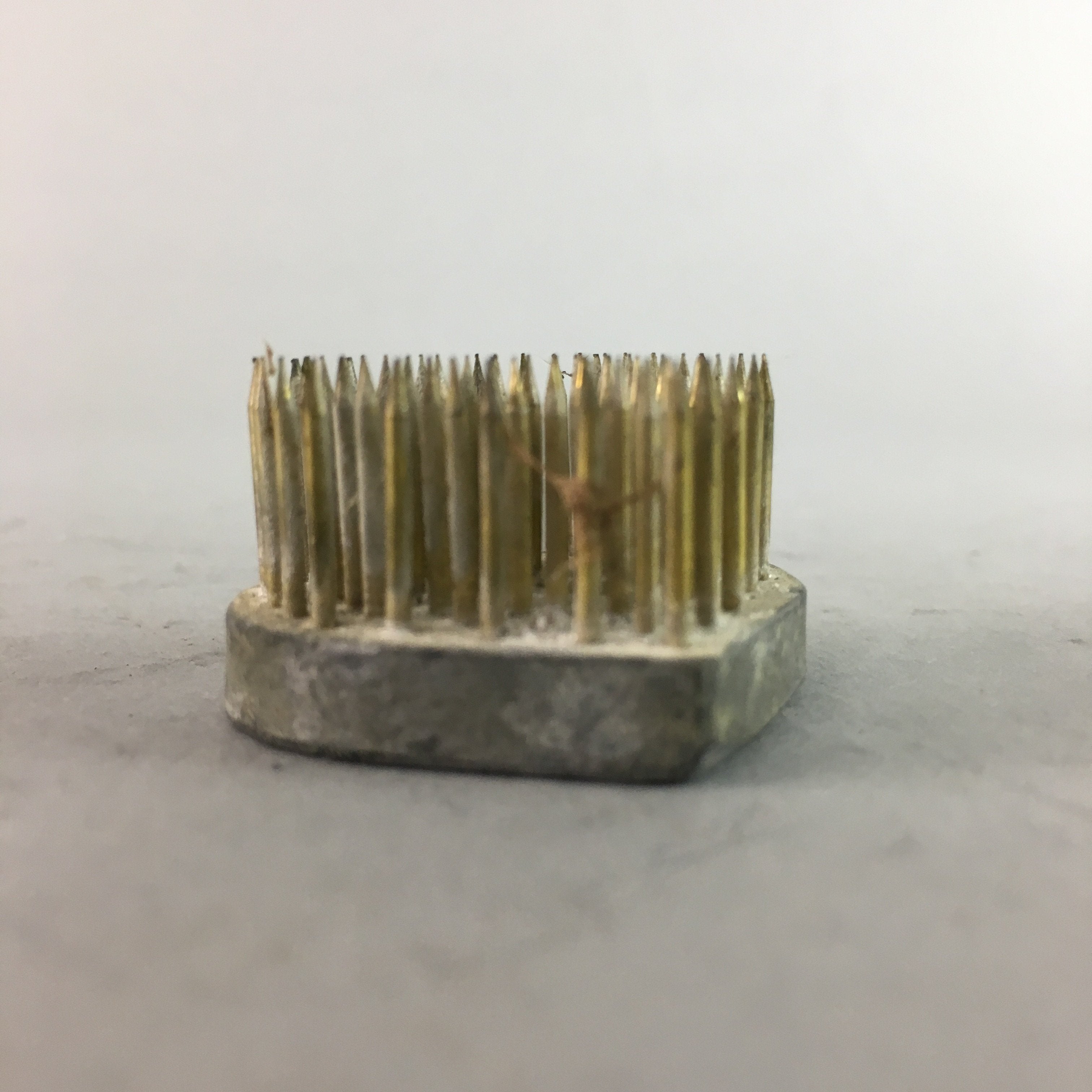 Japanese Ikebana Kenzan Flower Arrangement Tool Vtg Needle Holder KZ14