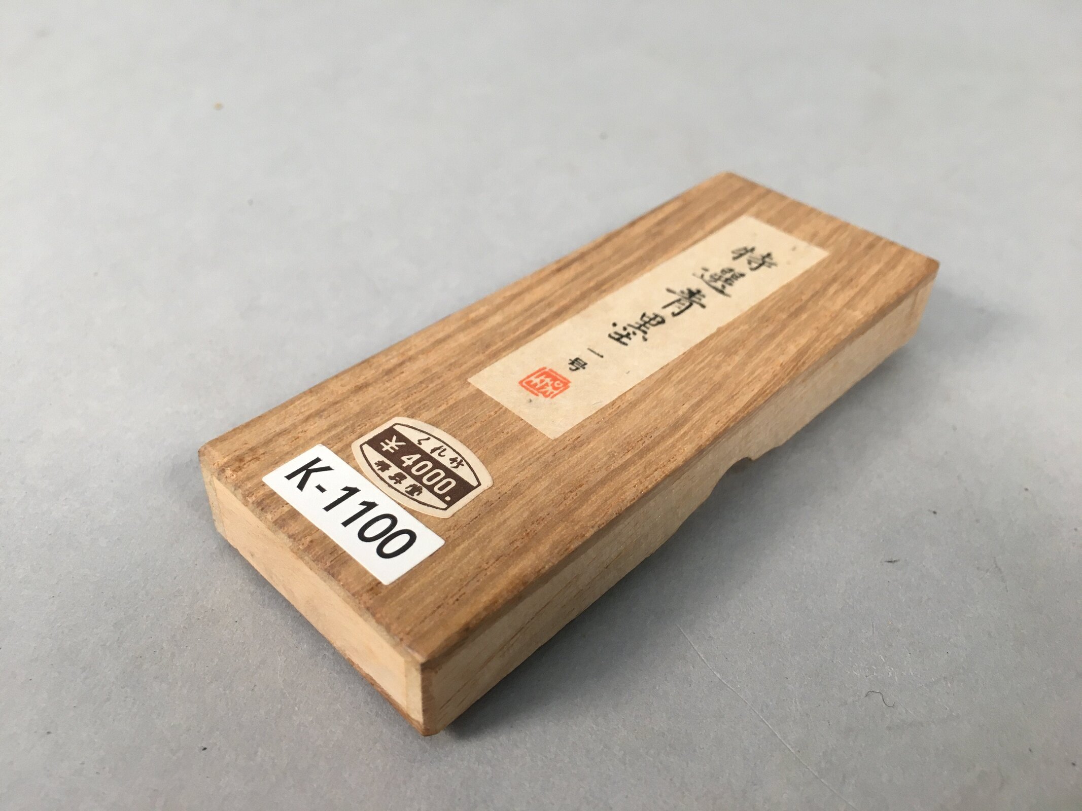 Japanese Ink Stick Calligraphy Shodo Soot Tool Shuji Kanji Vtg Black Sumi JK159