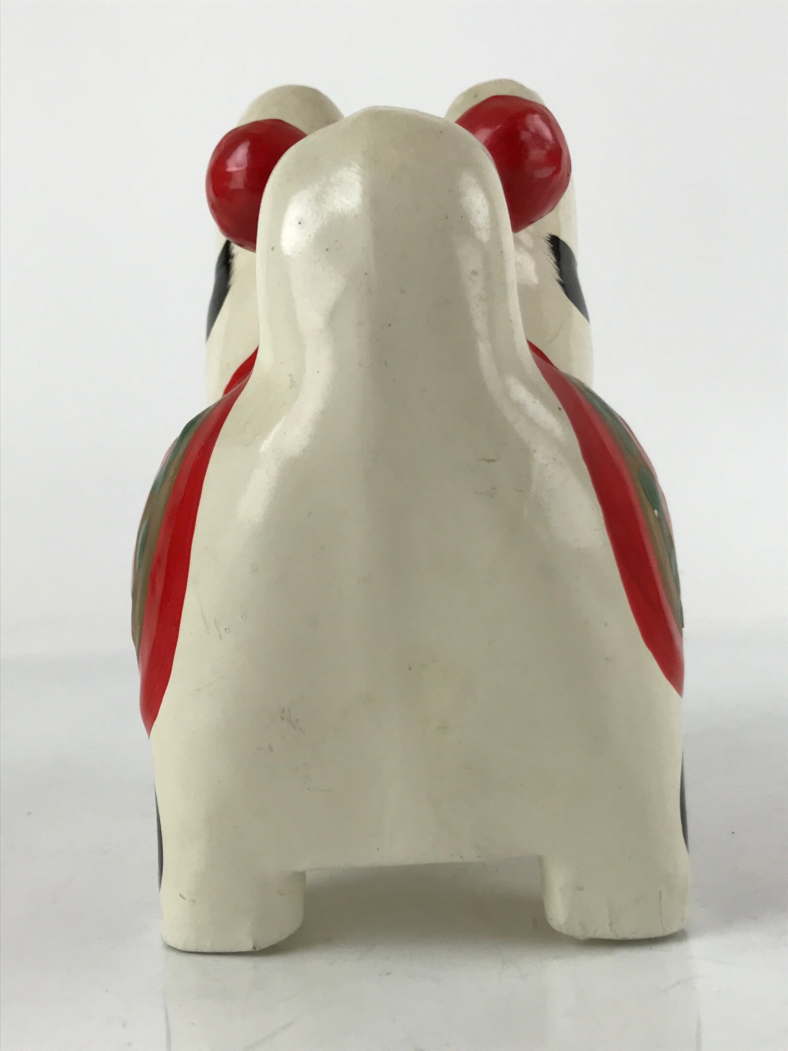 Japanese Inu Hariko Paper Mache Zodiac Dog Vtg Large Traditional Craft BD981