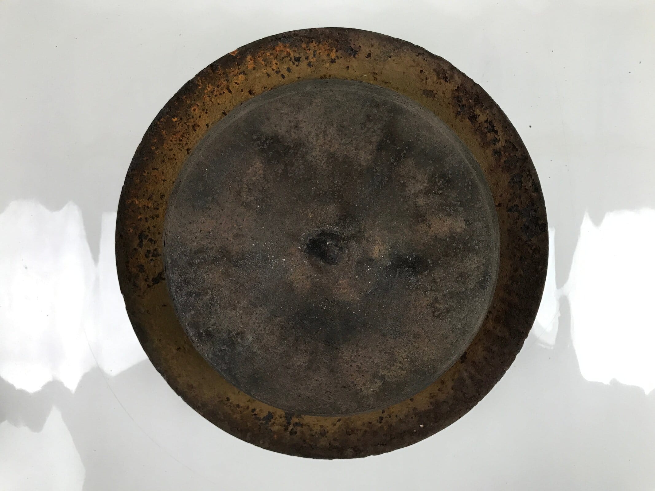 Japanese Iron Traditional Kama Rice Cooker Vtg Kamado Stove Pot Wood Lid T118