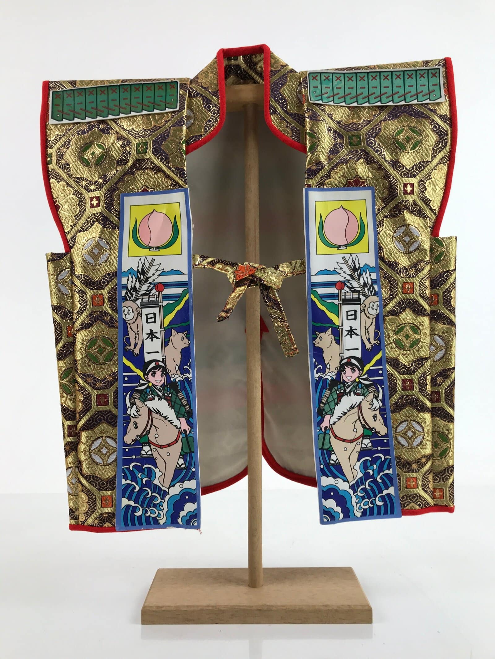 Japanese Jinbaori Warrior Battle Coat Vtg Costume Display Boy Day Festival ID576