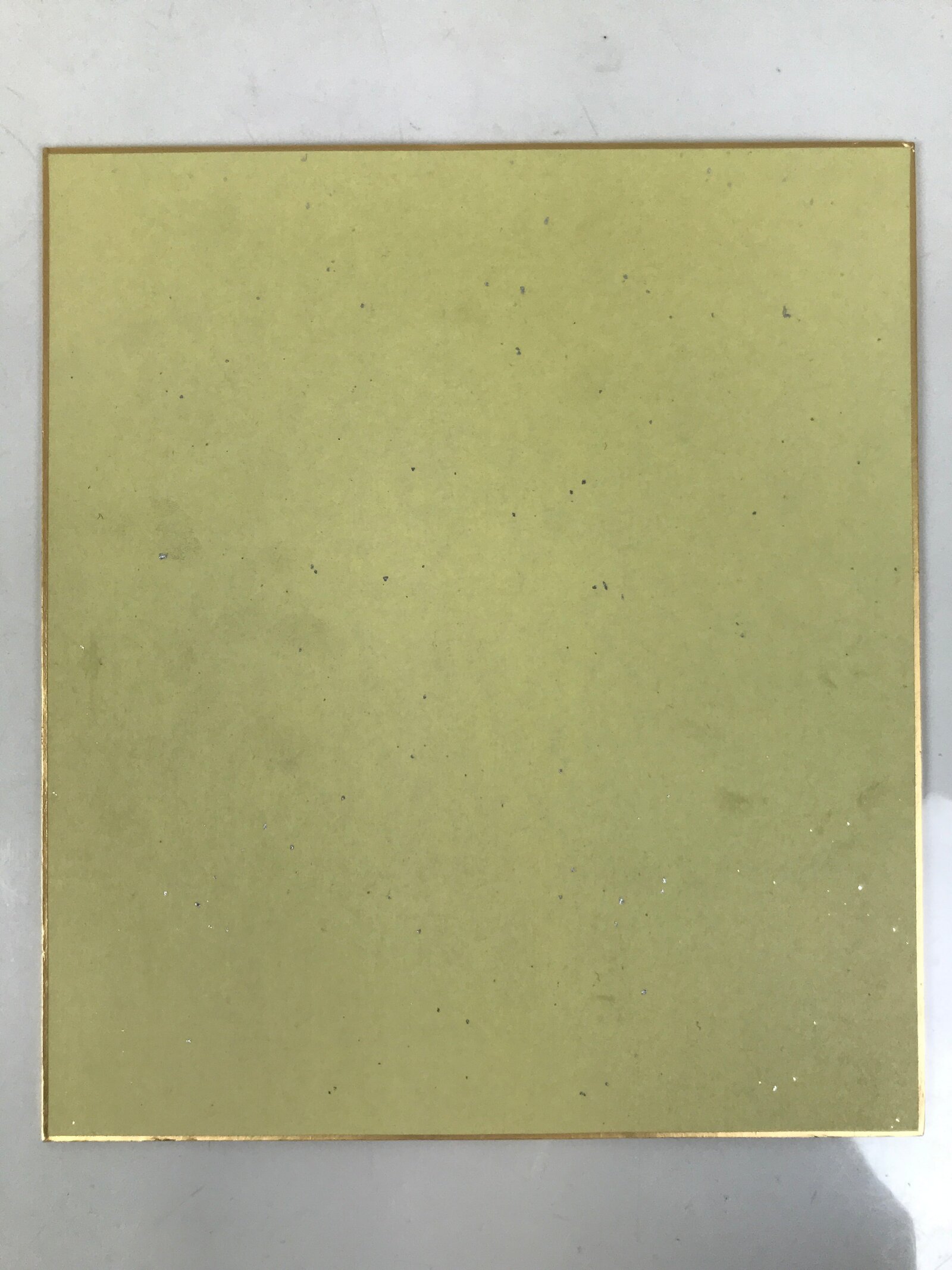 Japanese Katagami Shikishi Art Board Vtg Mouse Nezumi Zodiac Rice Barrel A720