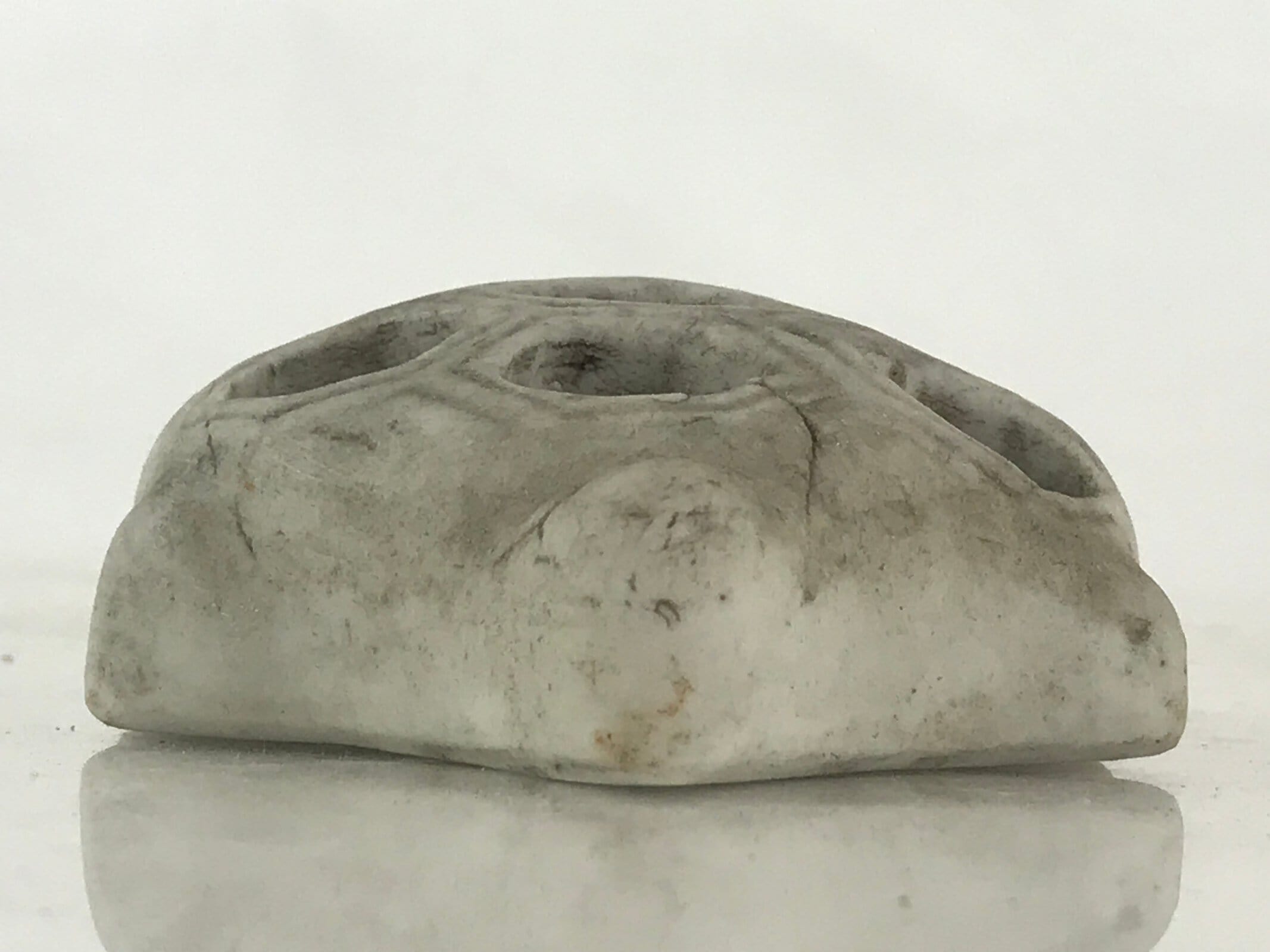 Japanese Kenzan Stone Flower Support Shippo Ikebana Arrangement Tool Turtle KZ66