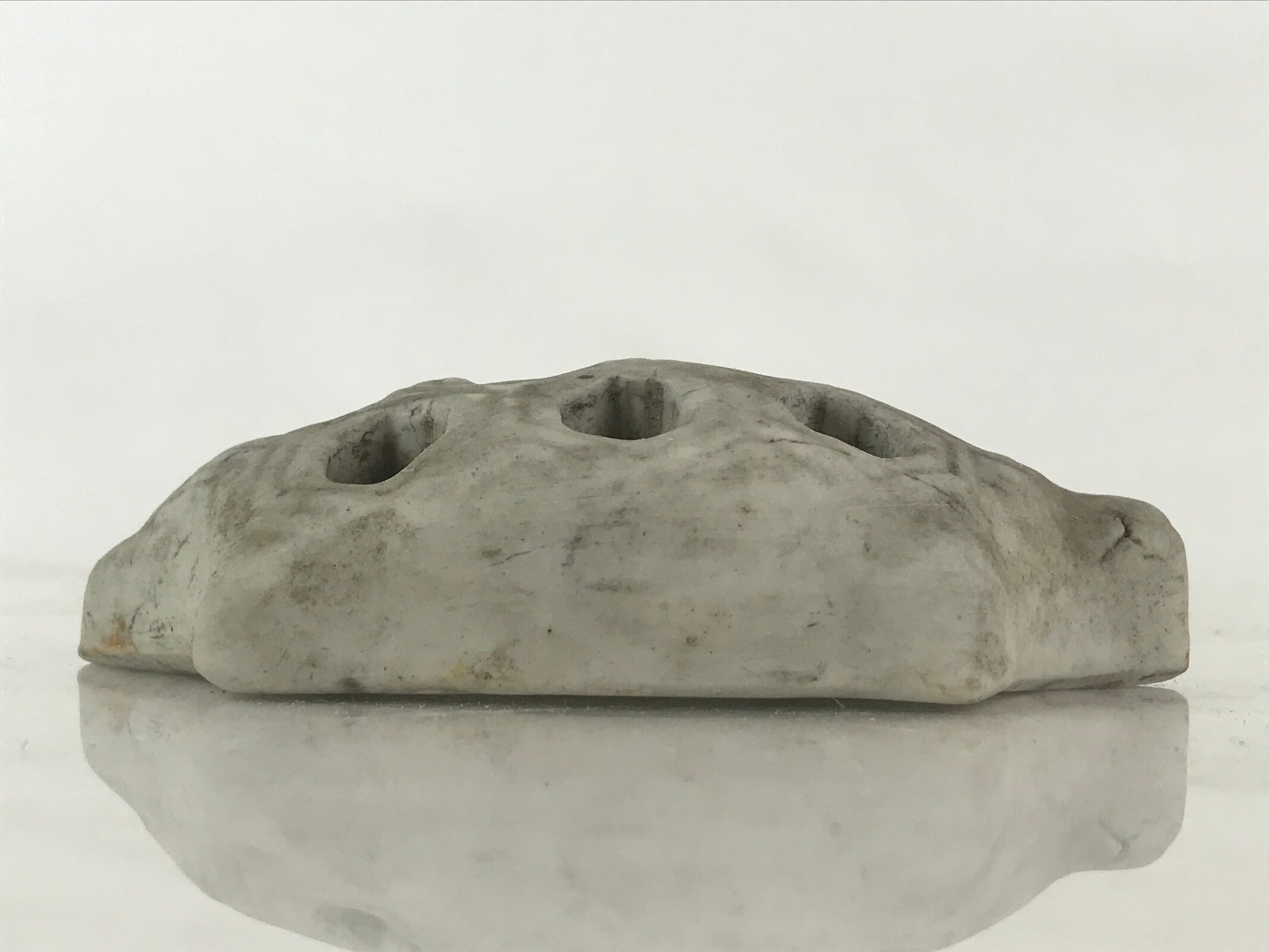 Japanese Kenzan Stone Flower Support Shippo Ikebana Arrangement Tool Turtle KZ66