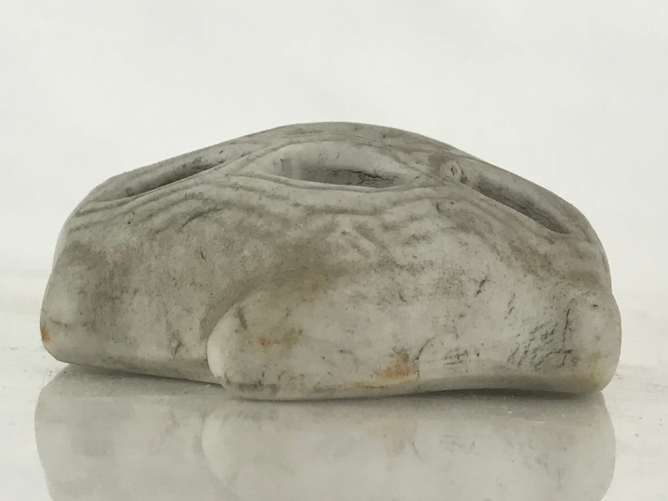 Japanese Kenzan Stone Flower Support Shippo Ikebana Arrangement Tool Turtle KZ66