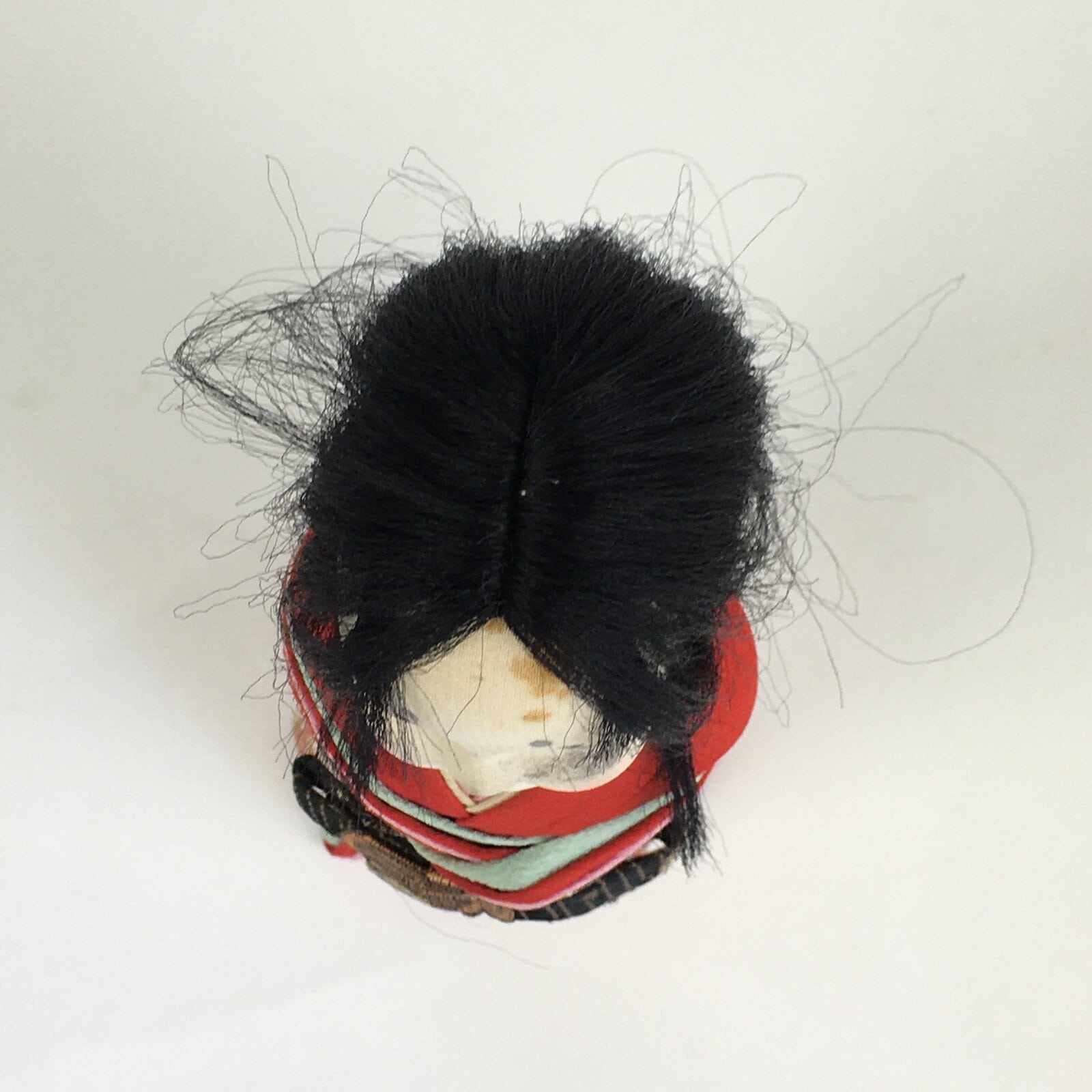 Japanese Kimono Girl Doll Vtg Figurine Fabric Hina Festival Decoration BD799