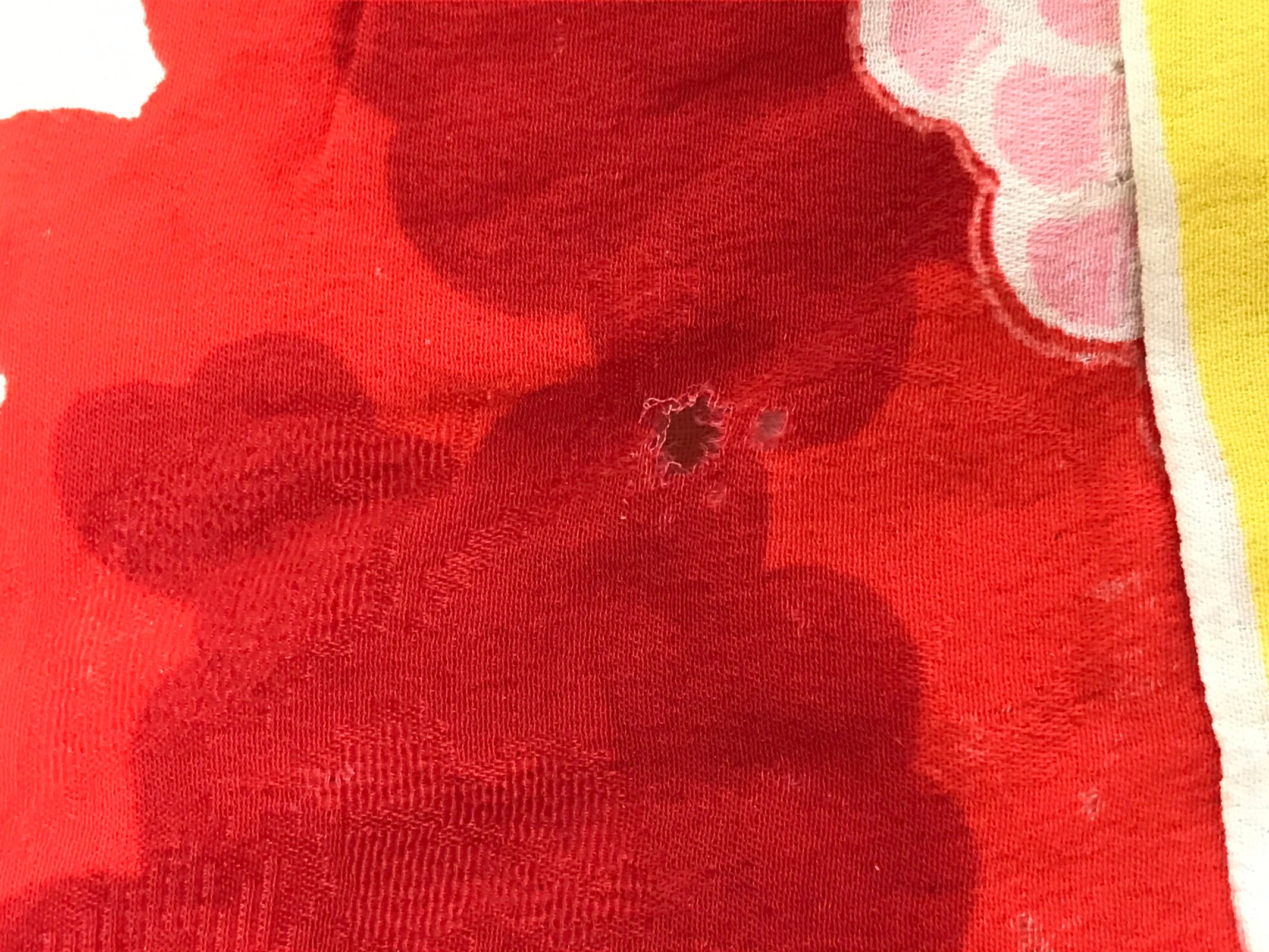 Japanese Kimono Silk Purse Kinchaku-Bukuro Bag Vtg Pouch Floral Red Pink KB99