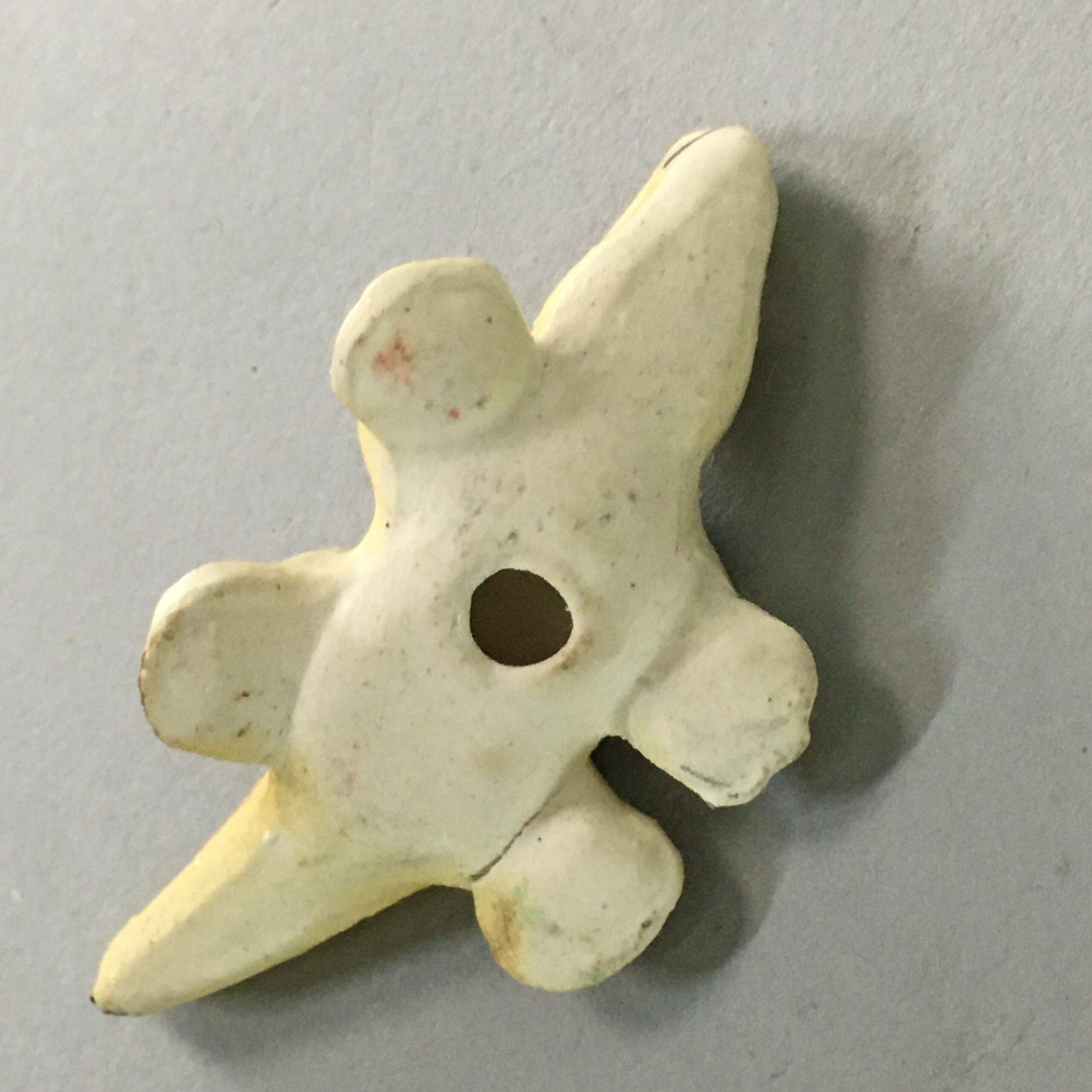 Japanese Kokeshi Doll Vtg Ceramic Figurine Crocodile Alligator Brown KF286