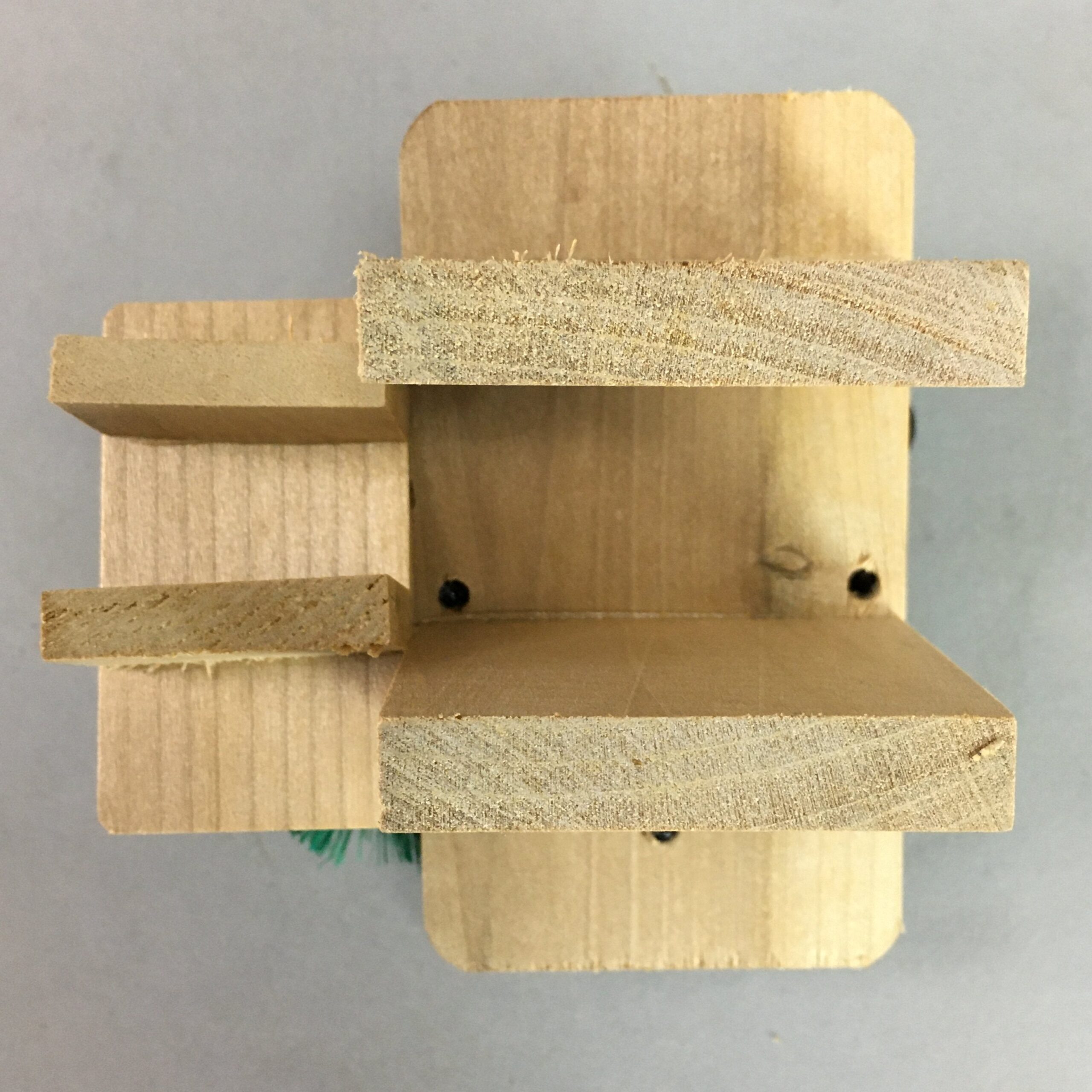 Japanese Kokeshi Doll Vtg Wooden Figurine Geta Clog Boy Girl Hot Spring KF275