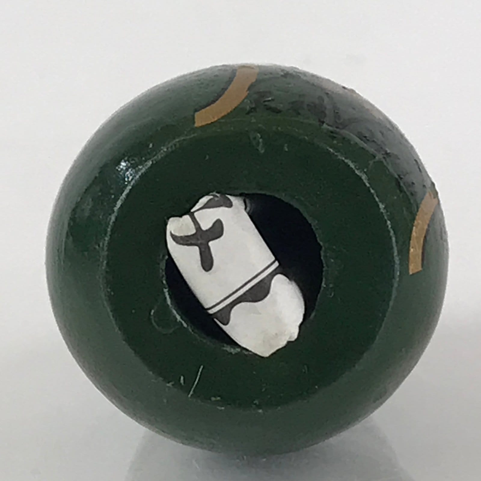 Japanese Kokeshi Doll Vtg Wooden Figurine Prince Fork Craft Green KF580