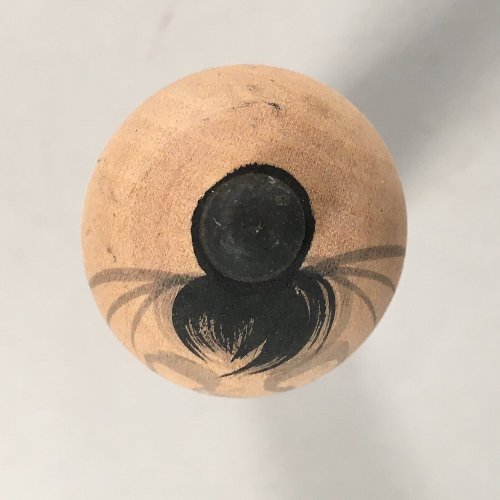 Japanese Kokeshi Doll Vtg Wooden Figurine Wobbly Head Girl KF453