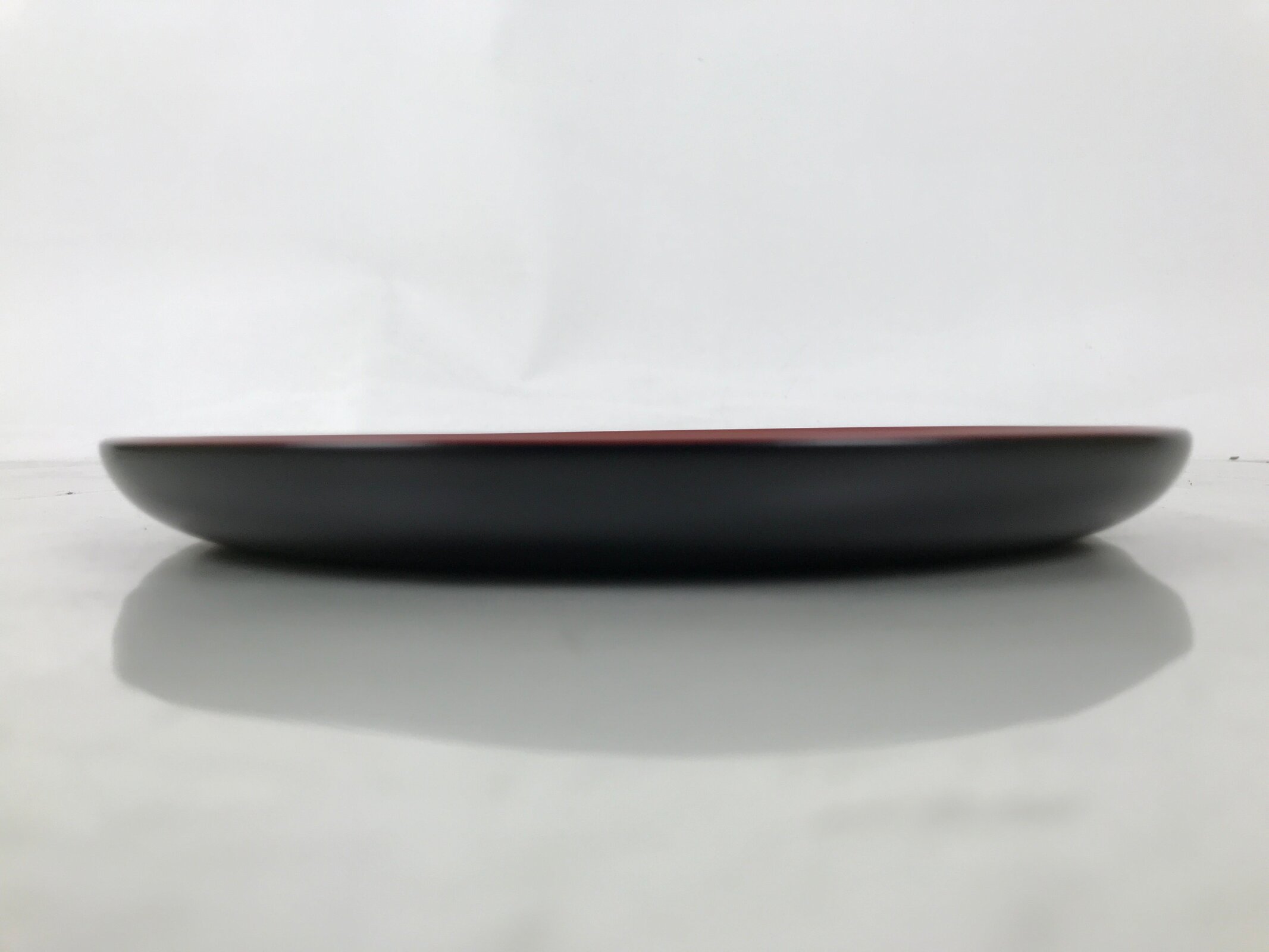 Japanese Lacquer Wood Serving Tray Vtg Kamakurabori Carved Iris Wreath LWB173