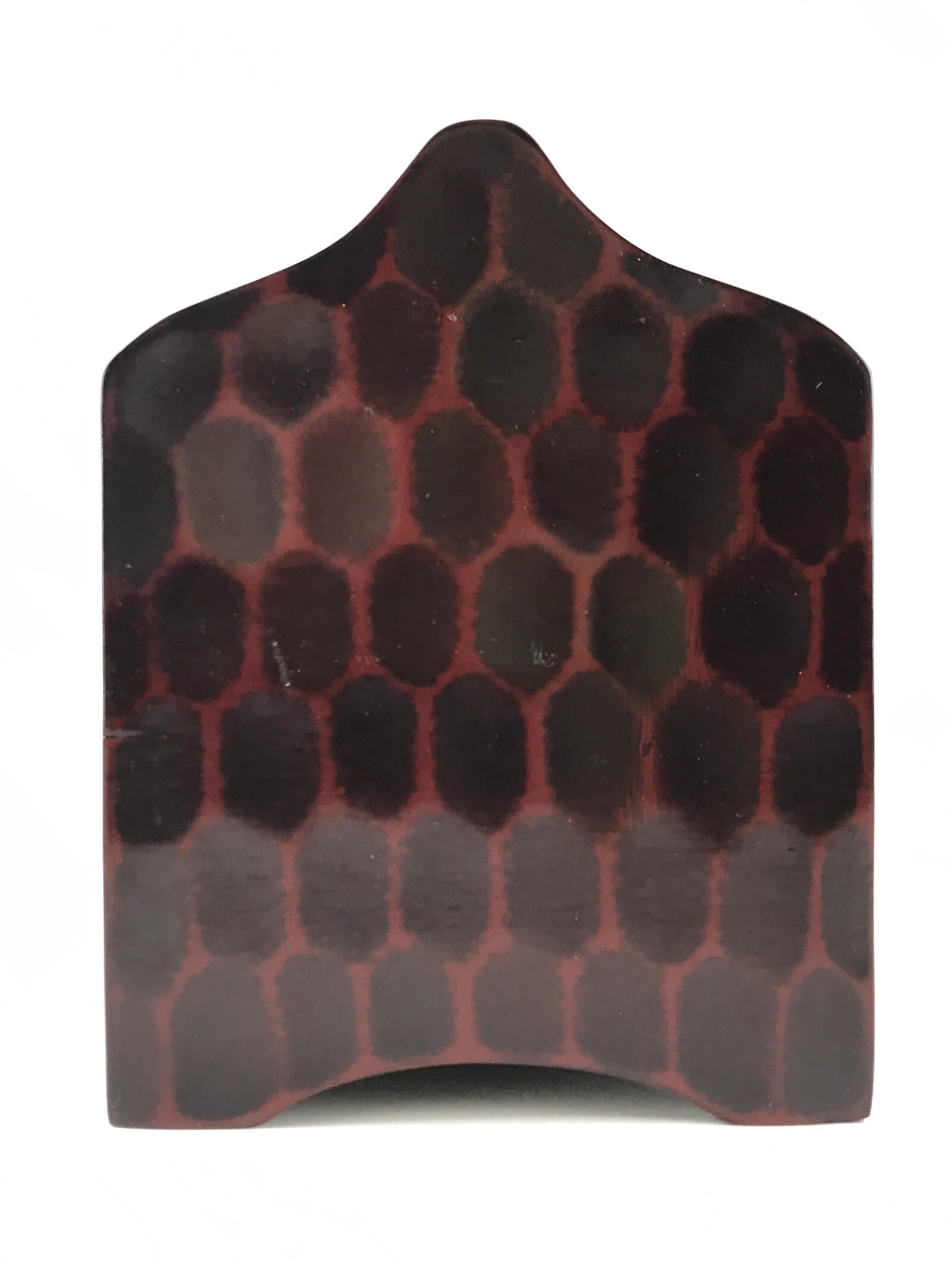 Japanese Lacquer Wood Table Organizer Box Vtg Handle Kamakurabori Rabbit JK625