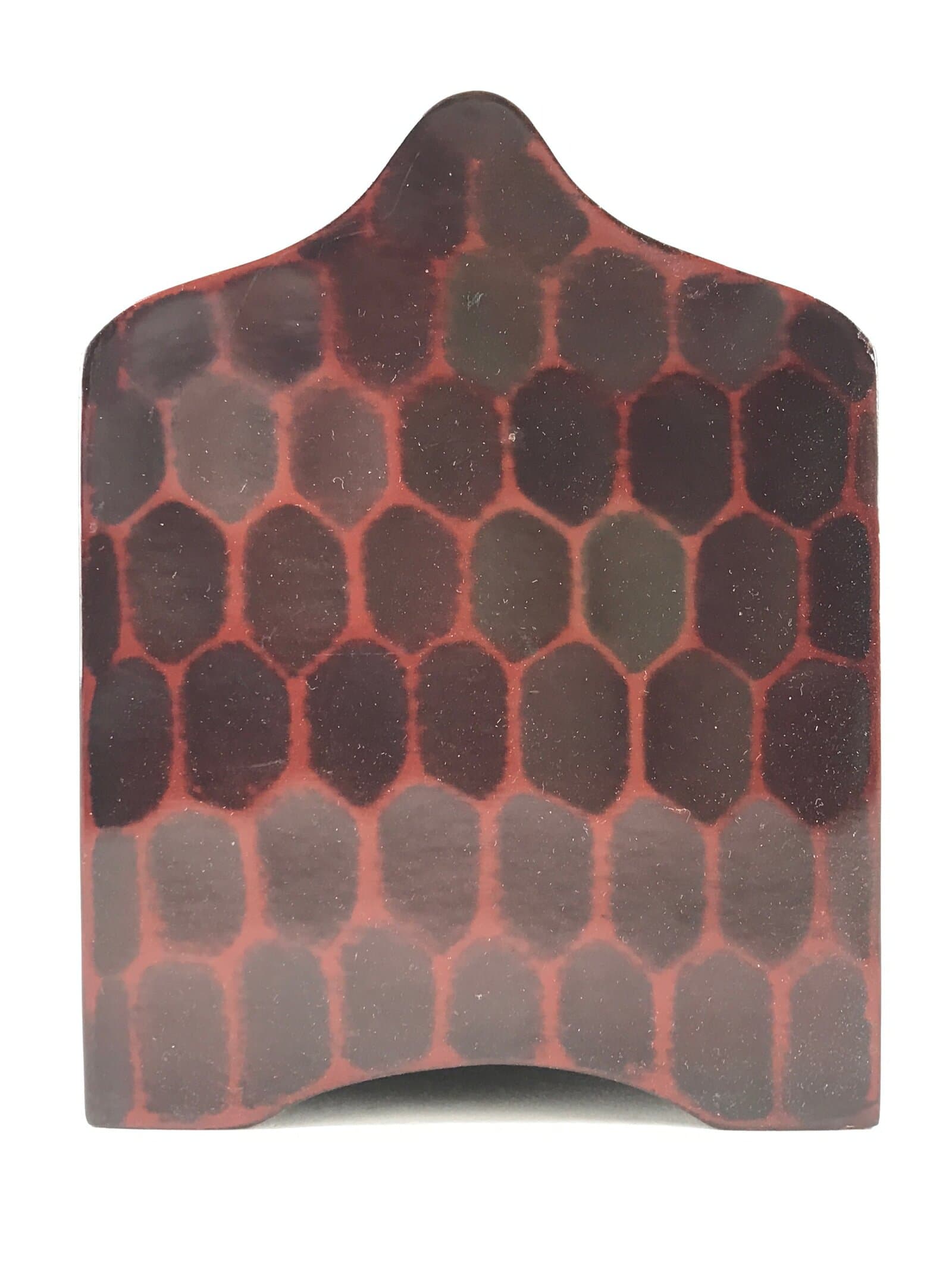 Japanese Lacquer Wood Table Organizer Box Vtg Handle Kamakurabori Rabbit JK625