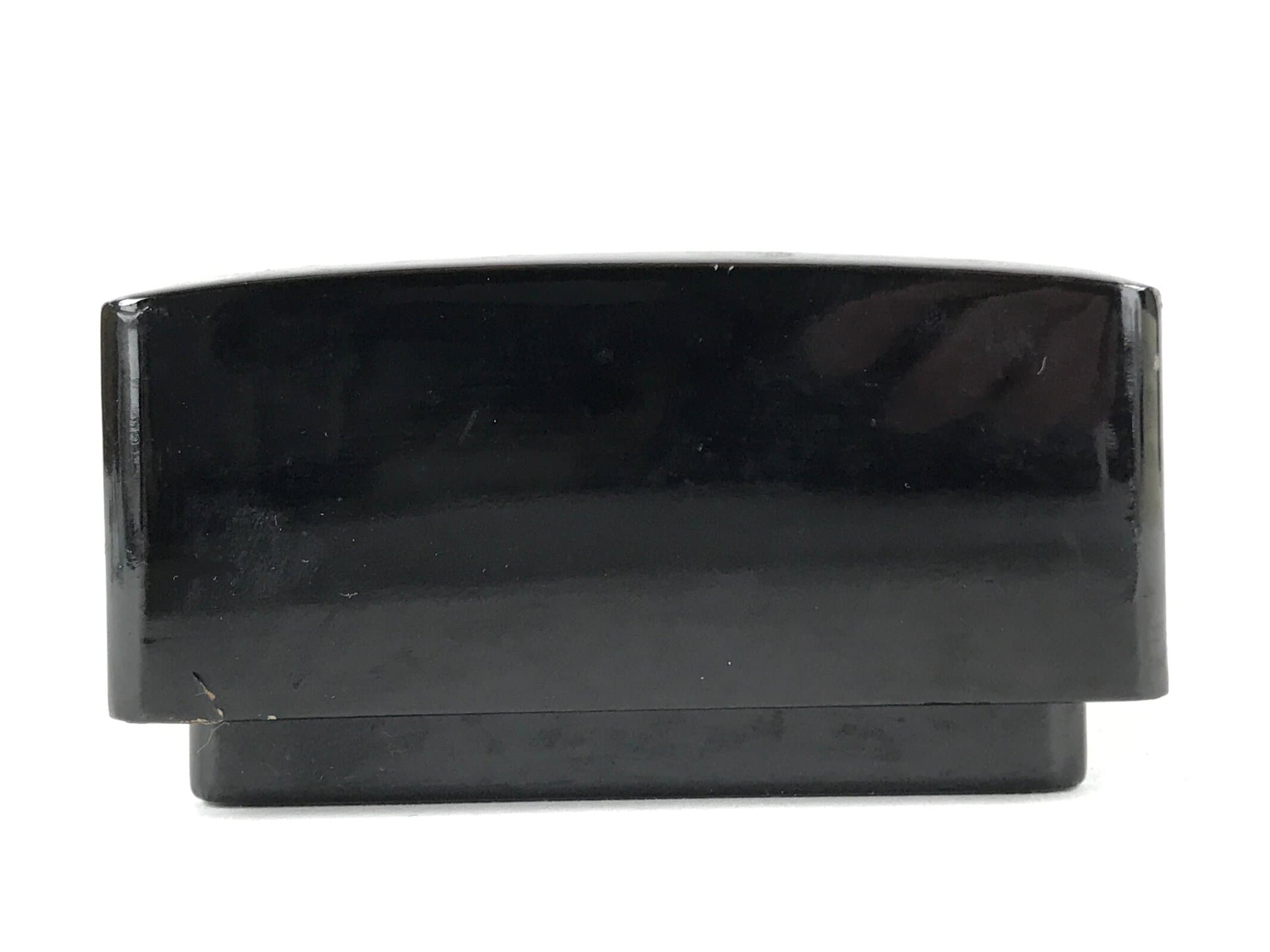 Japanese Lacquered Lidded Box Vtg Tassels Kagi Menjobako Washi Paper Lined L118