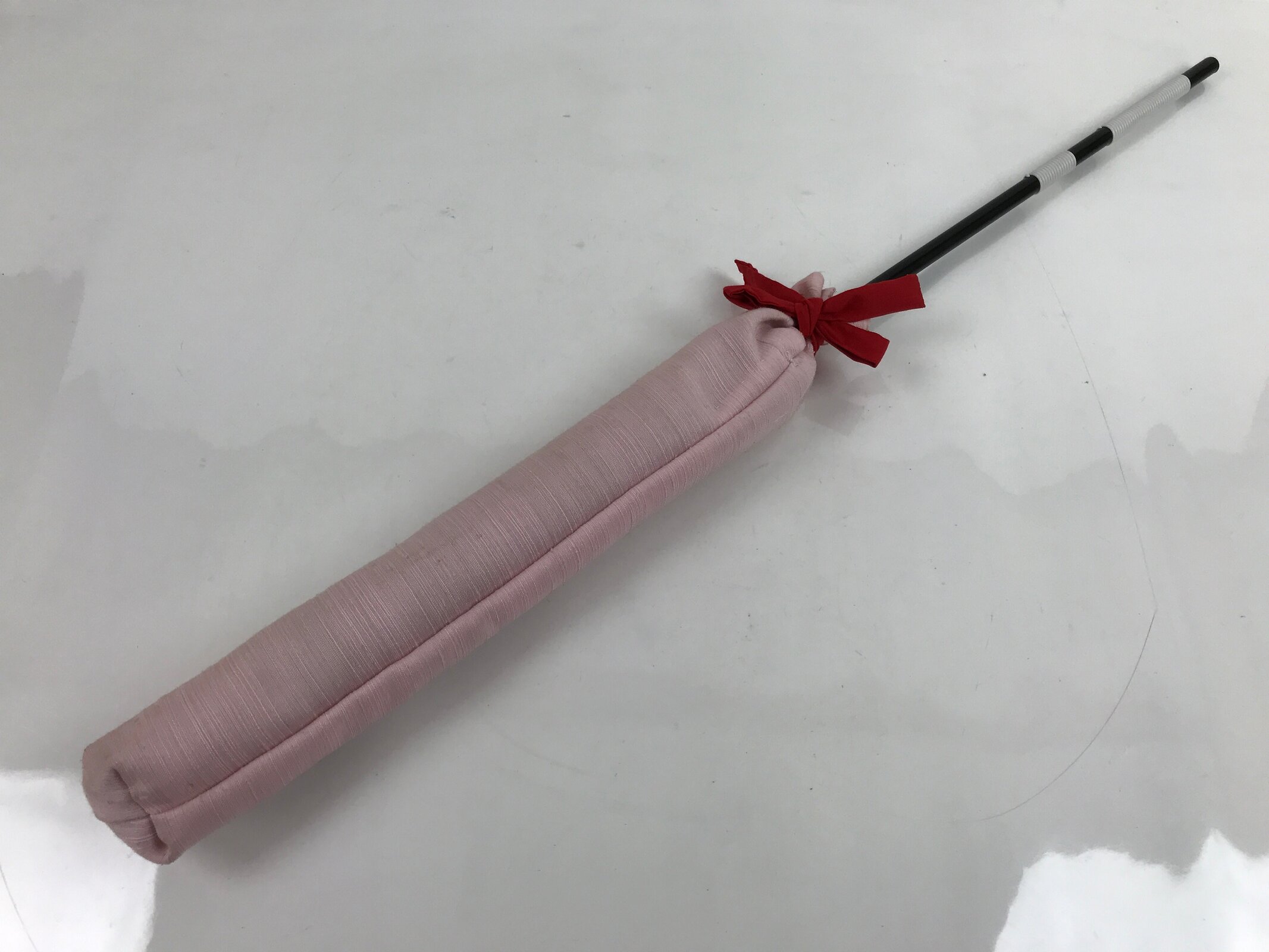 Japanese Lacquered Umbrella Parasol Vtg Wagasa Maigasa Geisha Paper Red JK746