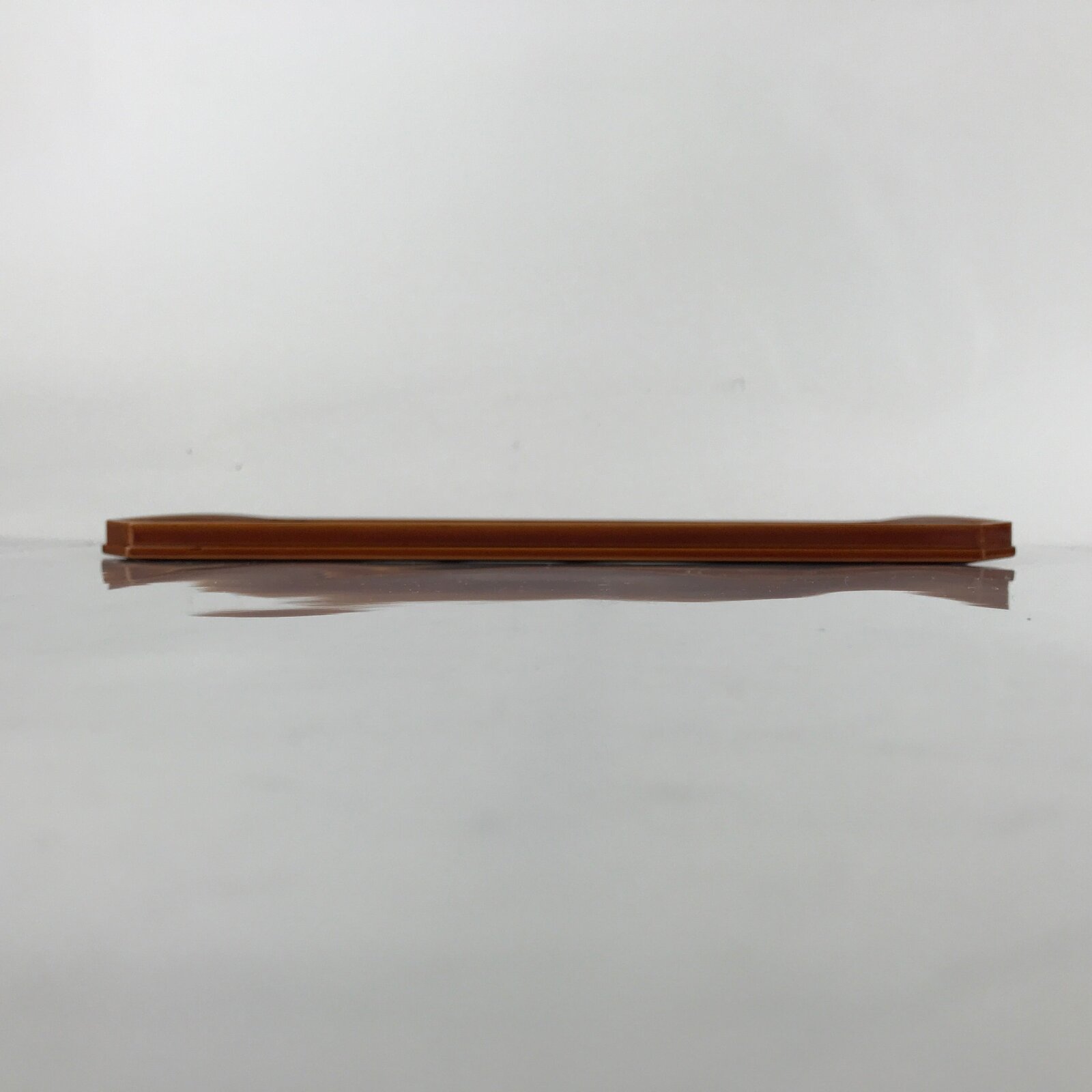 Japanese Lacquered Wood Serving Tray Vtg Hida Shunkei Obon Rectangle Brown L170