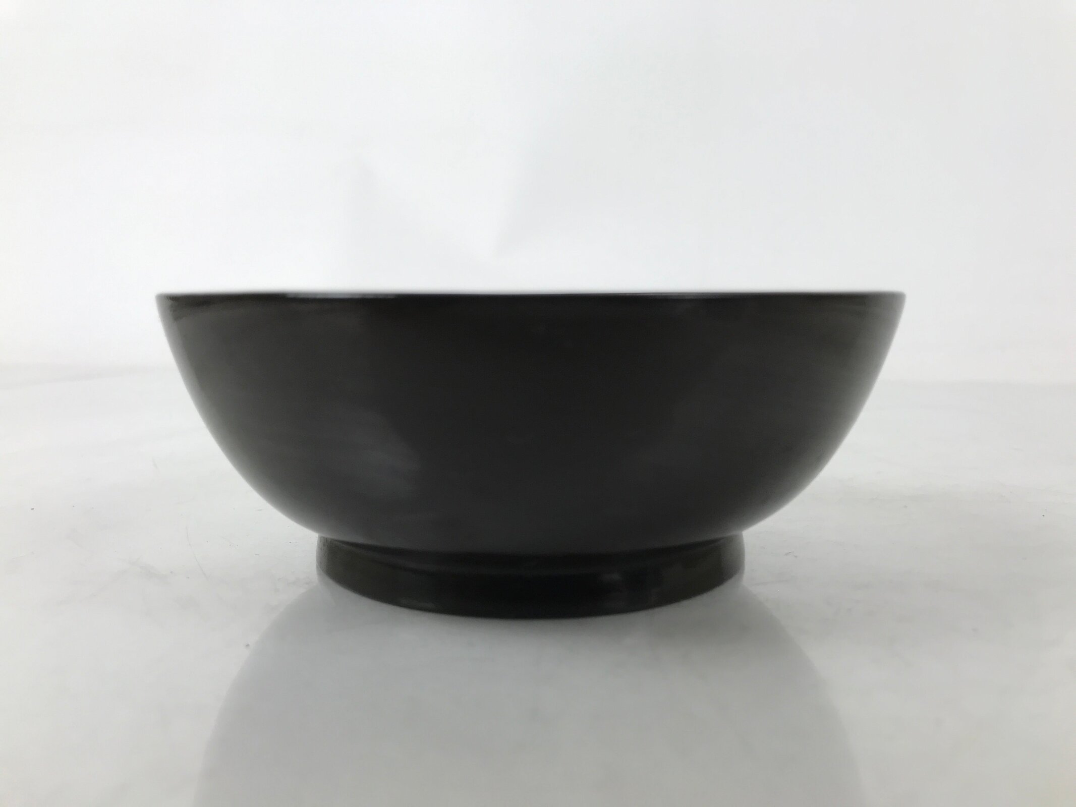 Japanese Lacquered Wooden Bowl Nimonowan Vtg Red Black Owan Wan Shallow LB137