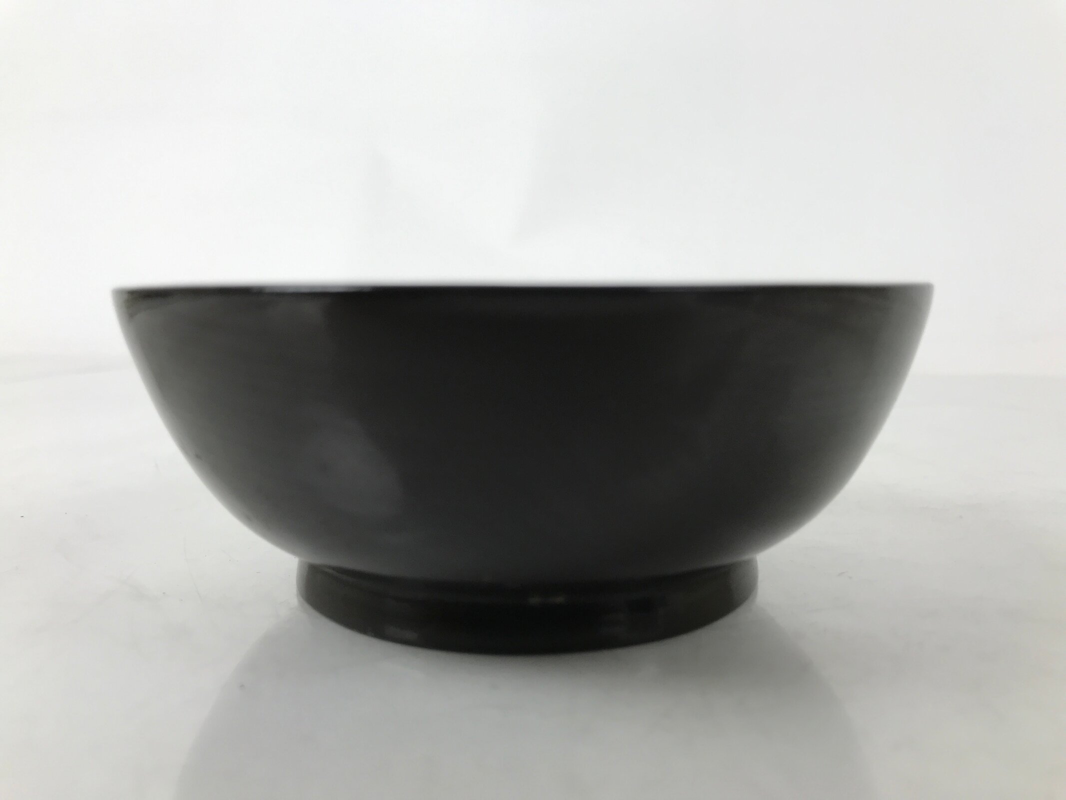 Japanese Lacquered Wooden Bowl Nimonowan Vtg Red Black Owan Wan Shallow LB137