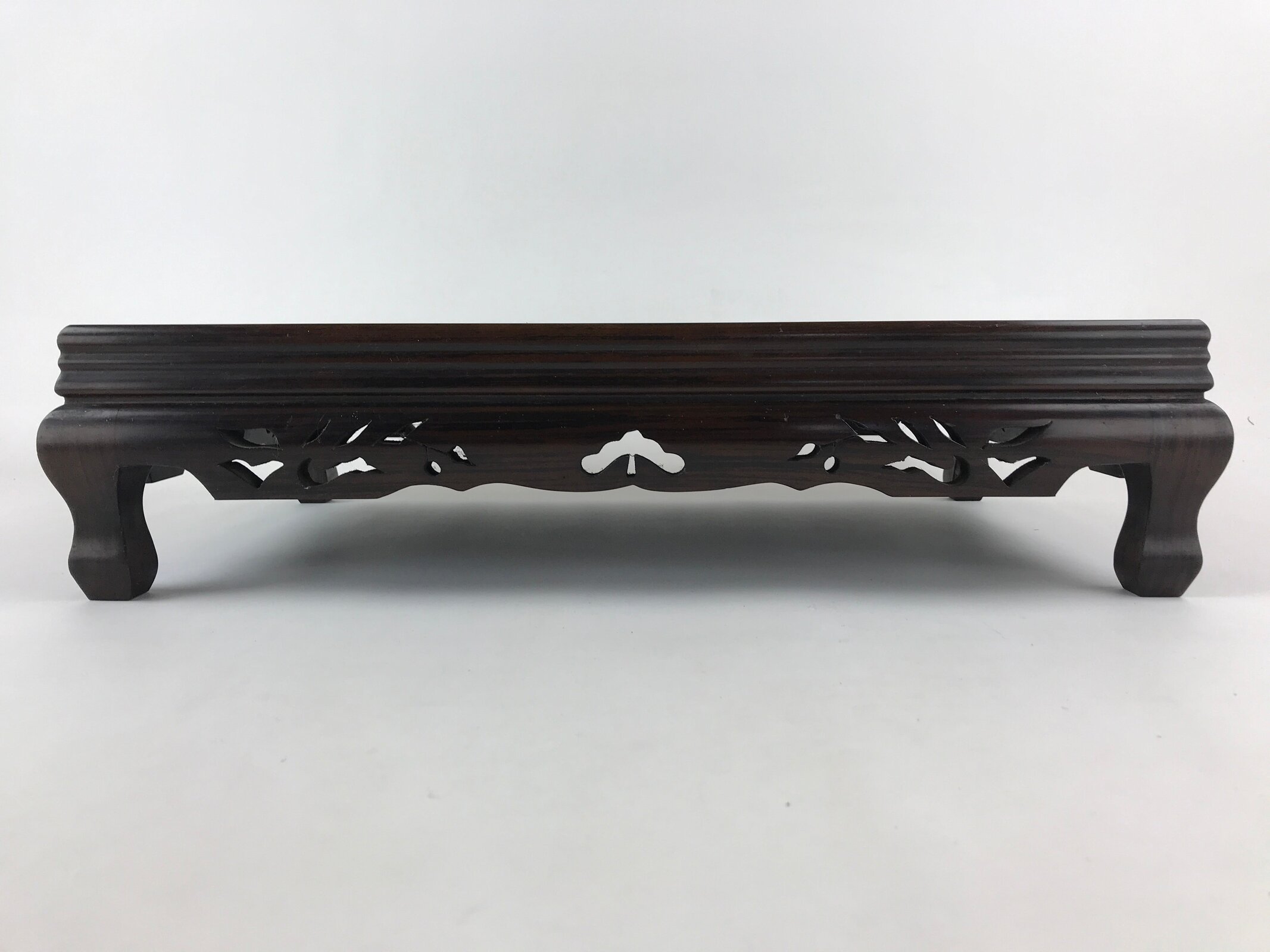 Japanese Lacquered Wooden Flower Vase Stand Vtg Kadai Ikebana Bonsai WT447