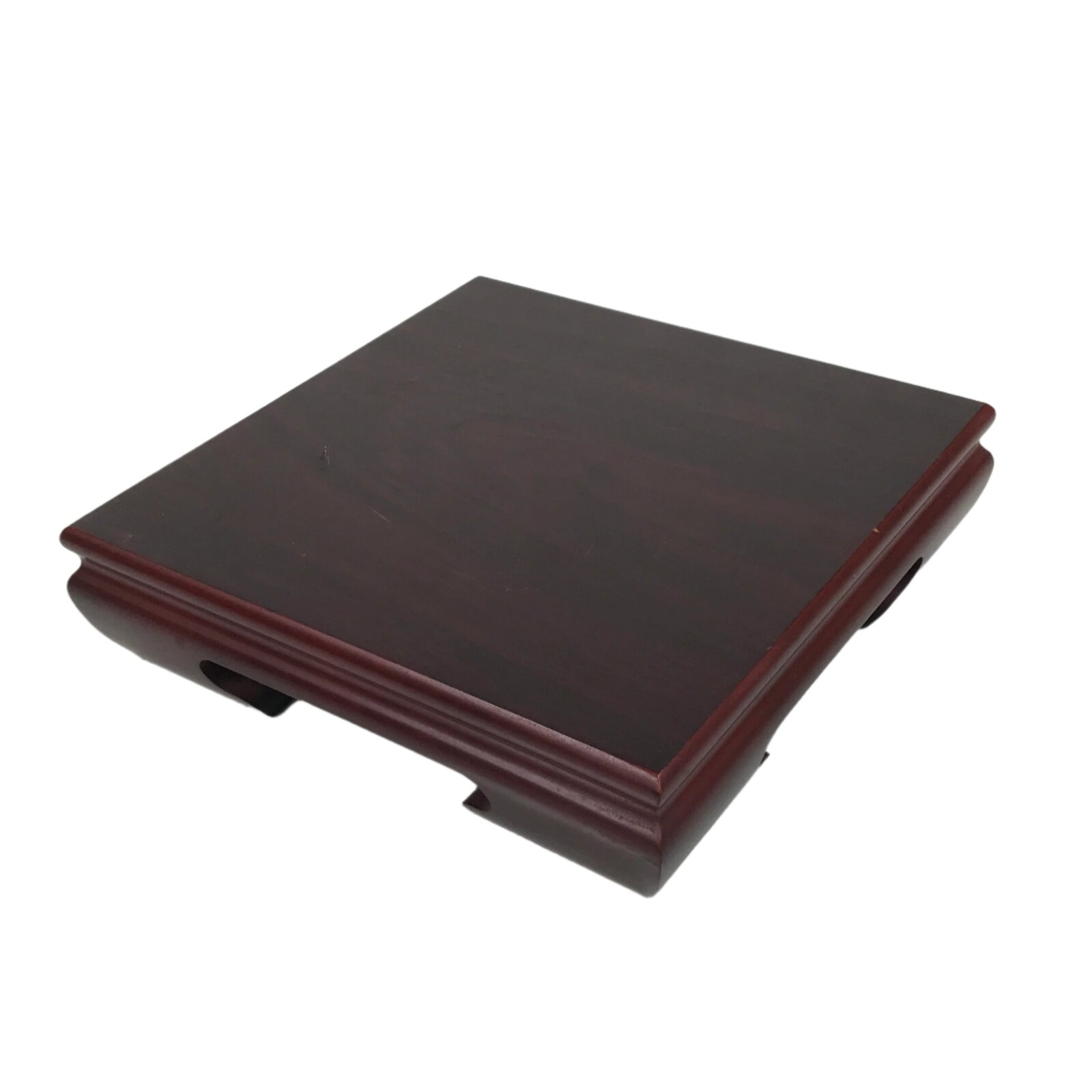 Japanese Lacquered Wooden Flower Vase Stand Vtg Kadai Ikebana Bonsai WT560