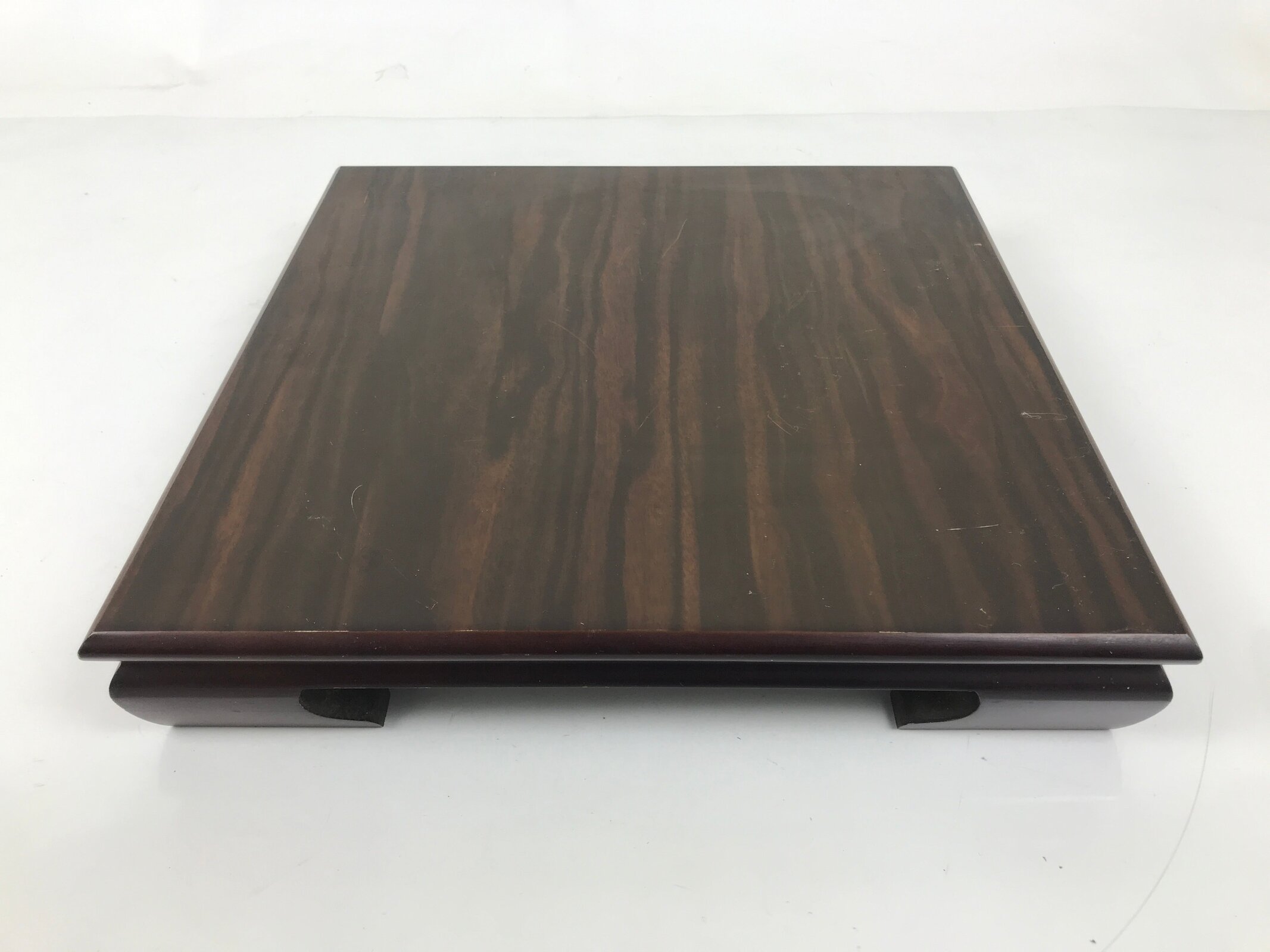 Japanese Lacquered Wooden Flower Vase Stand Vtg Kadai Ikebana Bonsai WT563