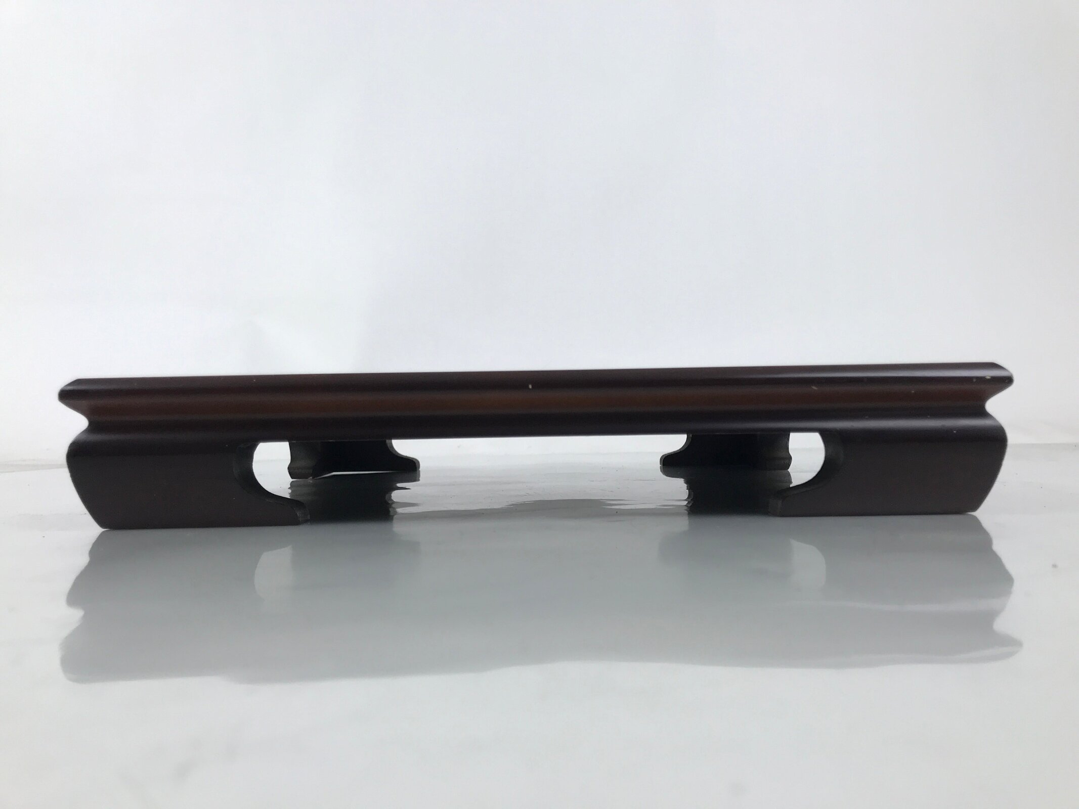 Japanese Lacquered Wooden Flower Vase Stand Vtg Kadai Ikebana Bonsai WT563