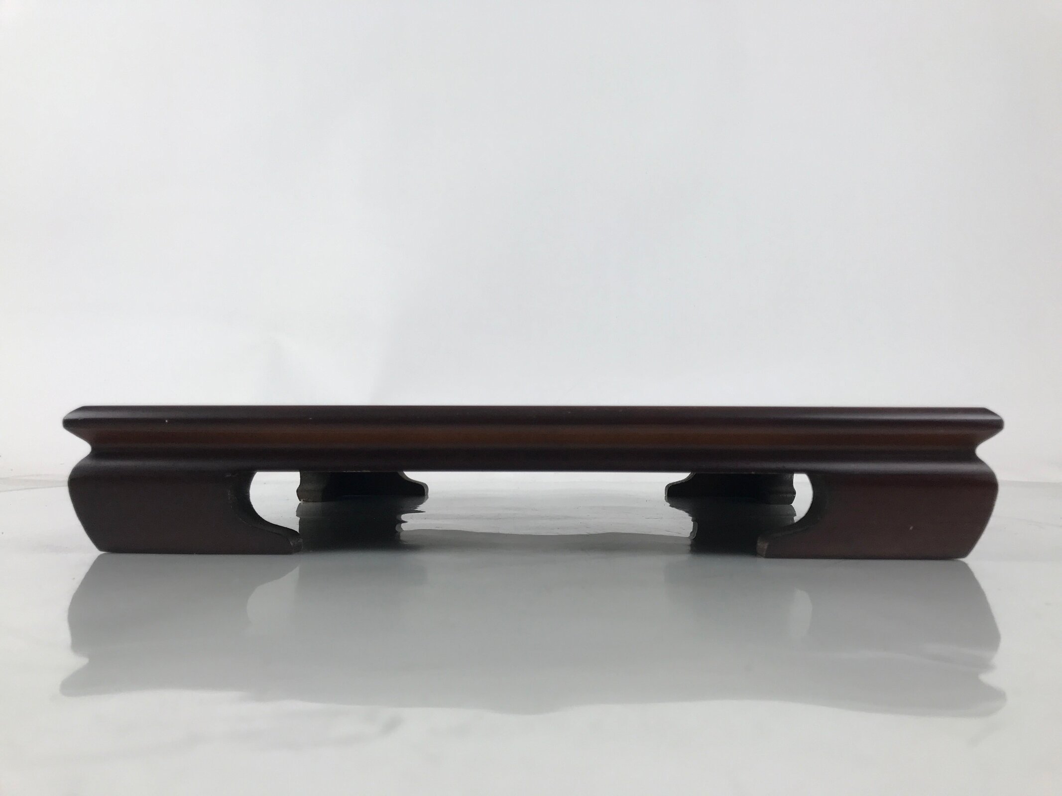 Japanese Lacquered Wooden Flower Vase Stand Vtg Kadai Ikebana Bonsai WT563